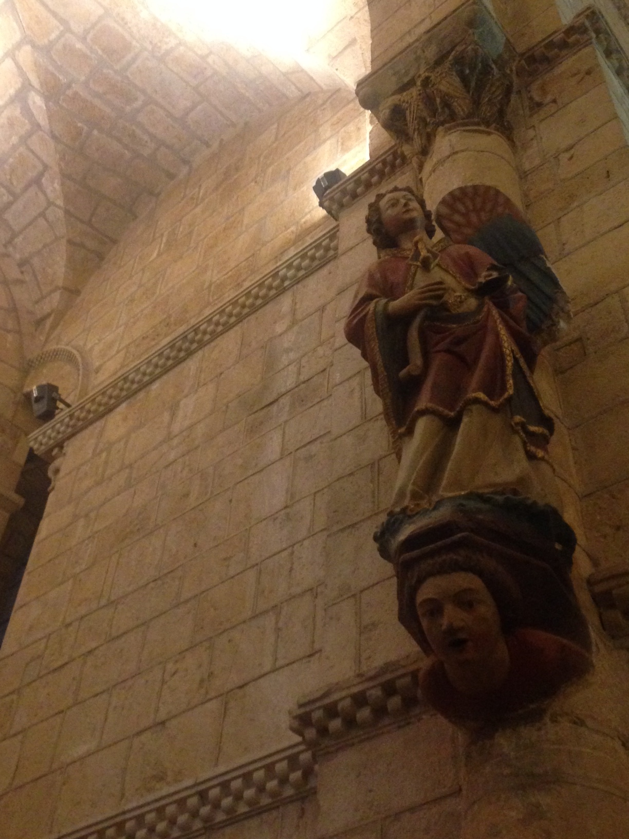 As a kid, I used to pray for myself all the time: "Dear God, please give me magic powers." "Dear God, please help me pass my test. I promise I'll pay attention in Church from now on." I've fallen out of the habit of praying altogether, but on the Camino pretty much every holy icon got an earful: "Please God, bless my feet. Please God, direct me to a pharmacy so I can get more Compeed. Please God, keep my foot from breaking. I don't have great insurance anymore and can't afford a podiatrist." Happy to report God listened and my feet are on the mend!