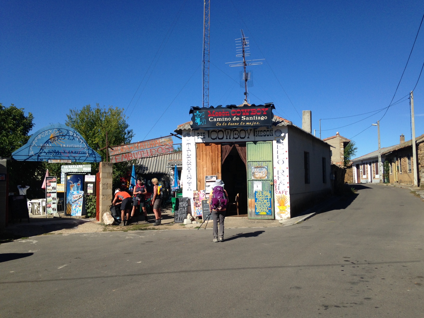 Besides Elvis Bar in Religos, Cowboy Bar in the sleepy Maragato town El Ganso was a favorite. The inside is like the prop department of a spaghetti western