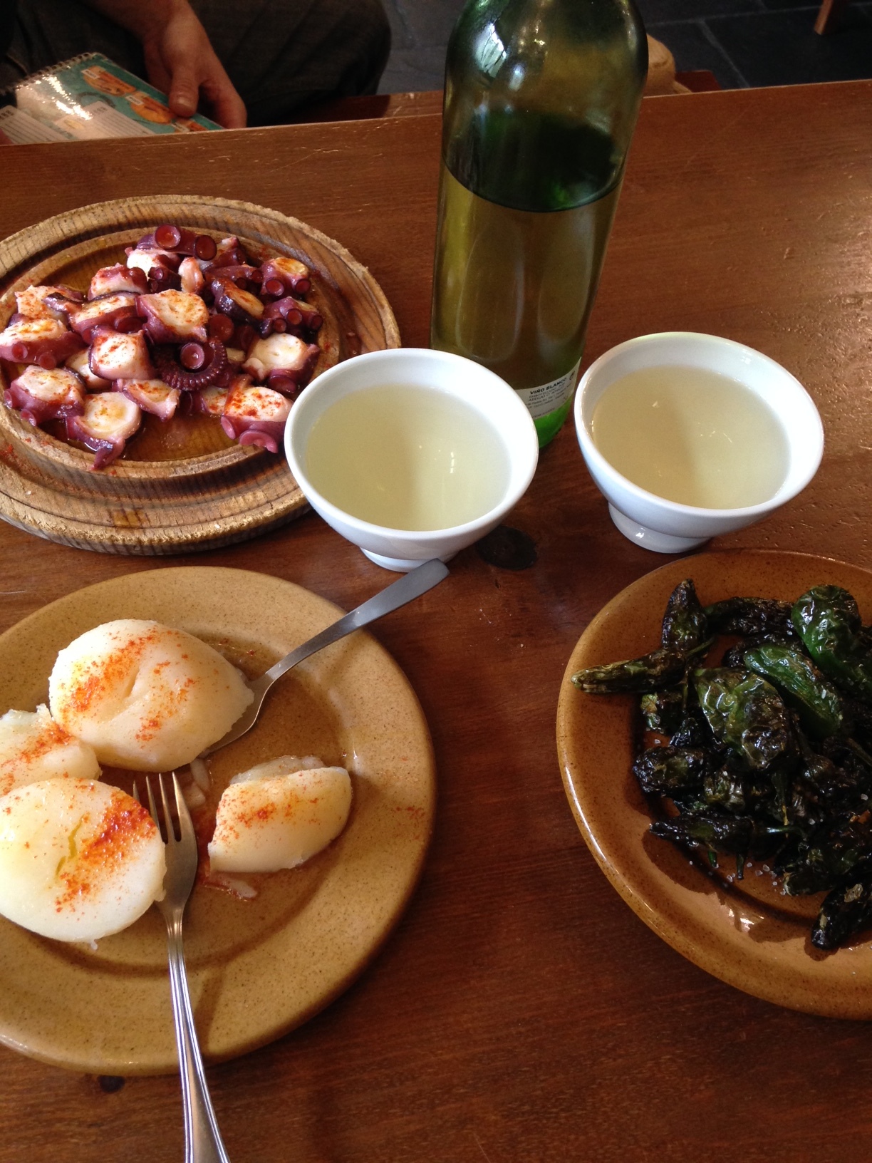 Delicious pulpo in Melide