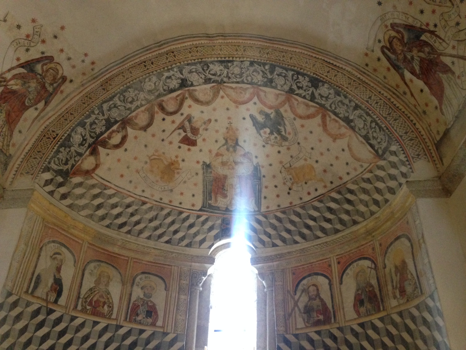 Romanesque era Santa Maria de Melide XII Century with some Visigoth era treasure.