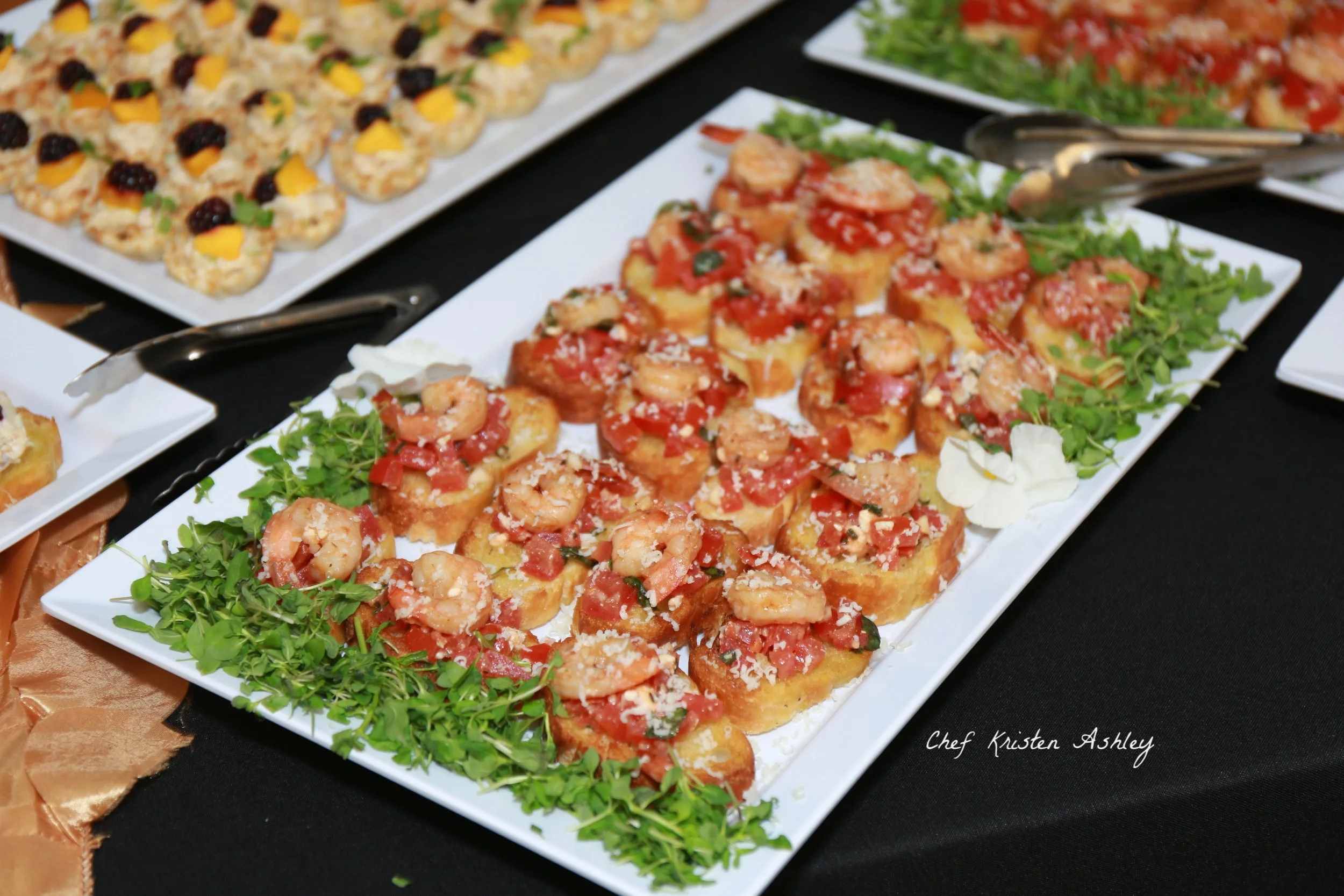 Creole Shrimp Bruschetta with Feta and Basil