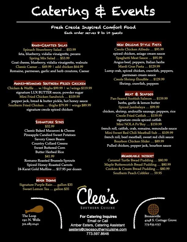 Catering Cleo s Southern Cuisine Catering Cleo s Southern Cuisine
