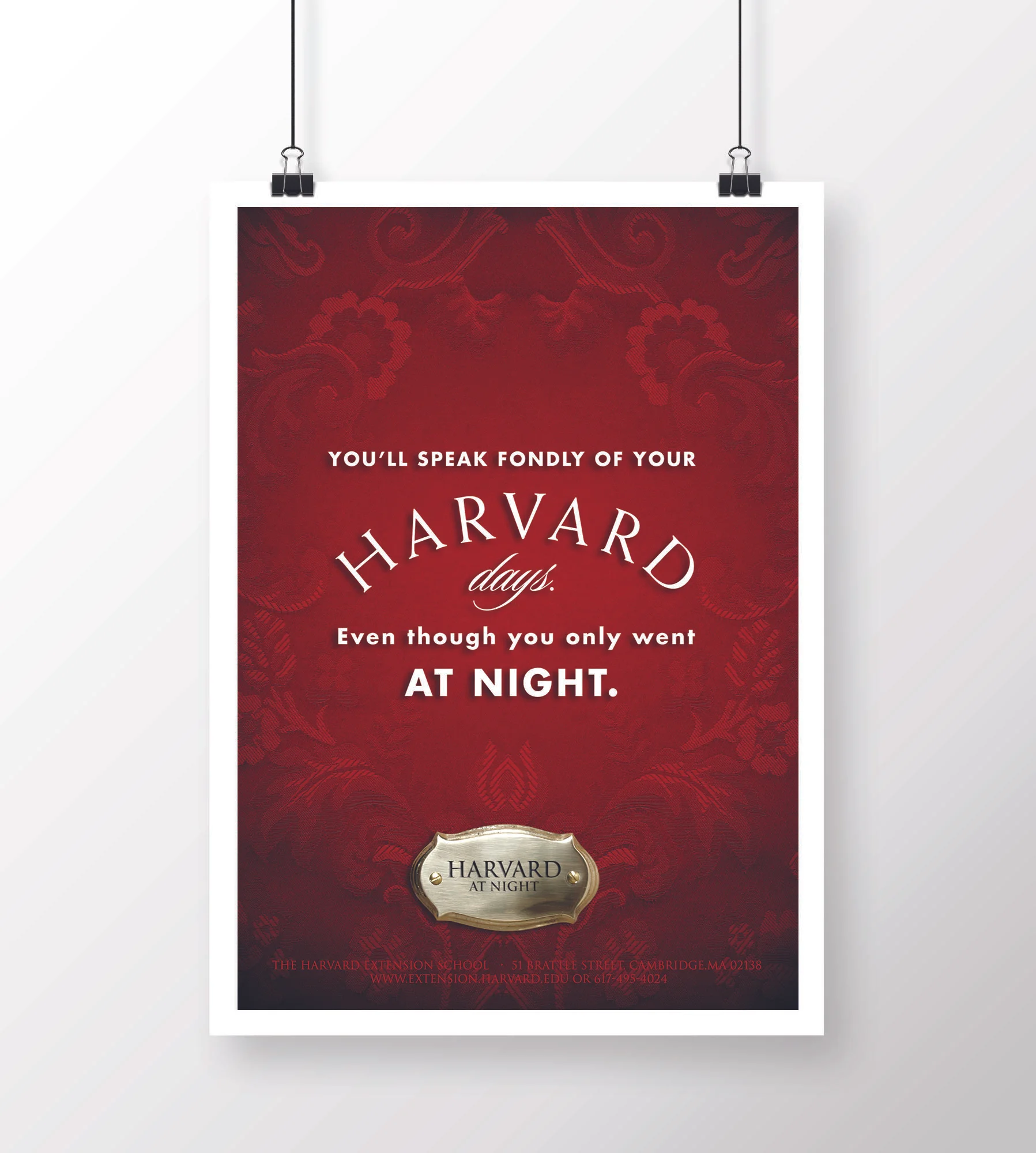 Harvard Extension School Poster