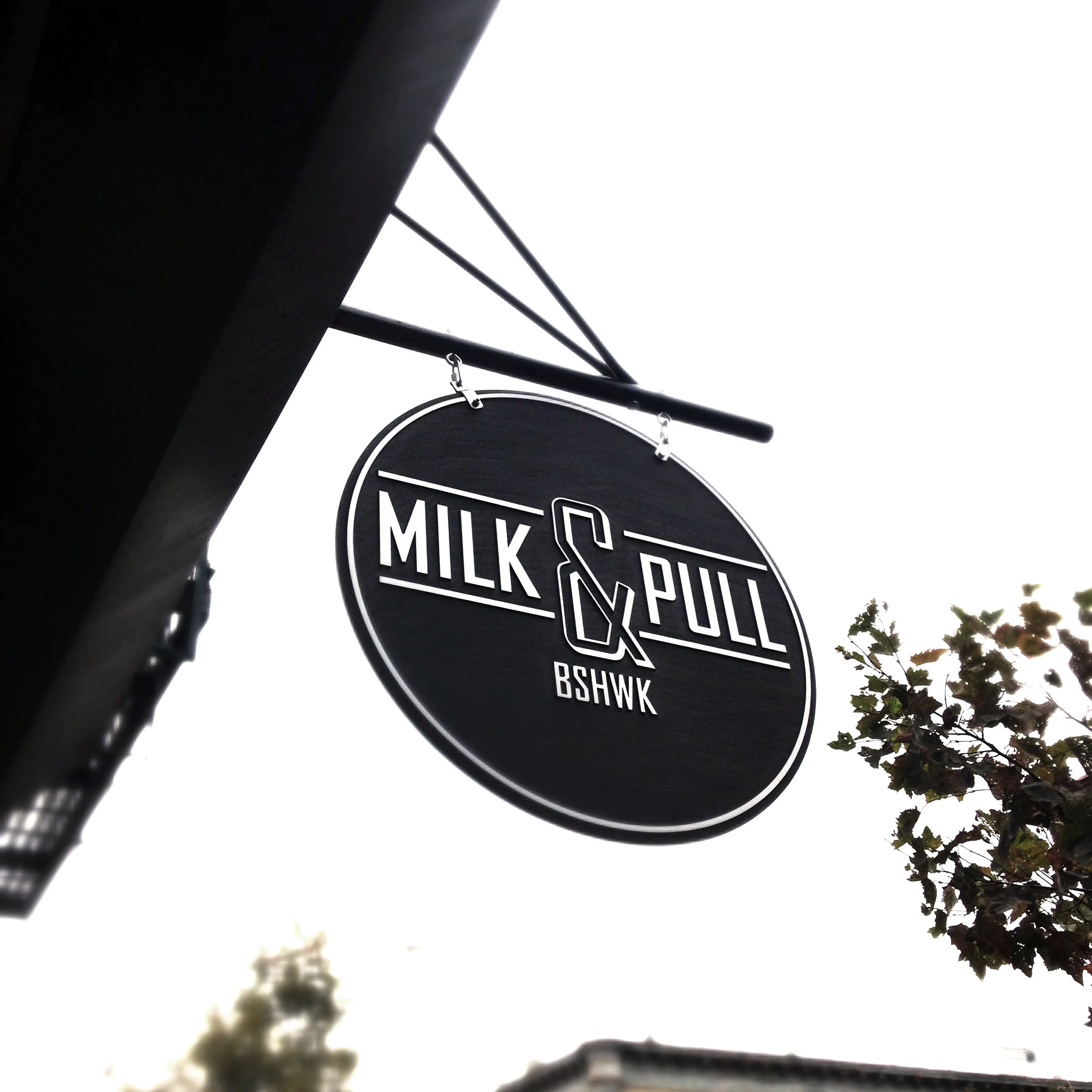 Milk & Pull - Sign
