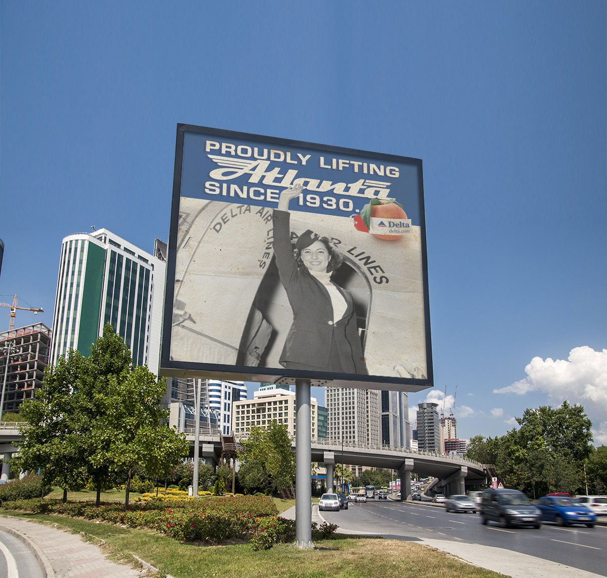 Delta Airlines - 75th Anniversary Billboard