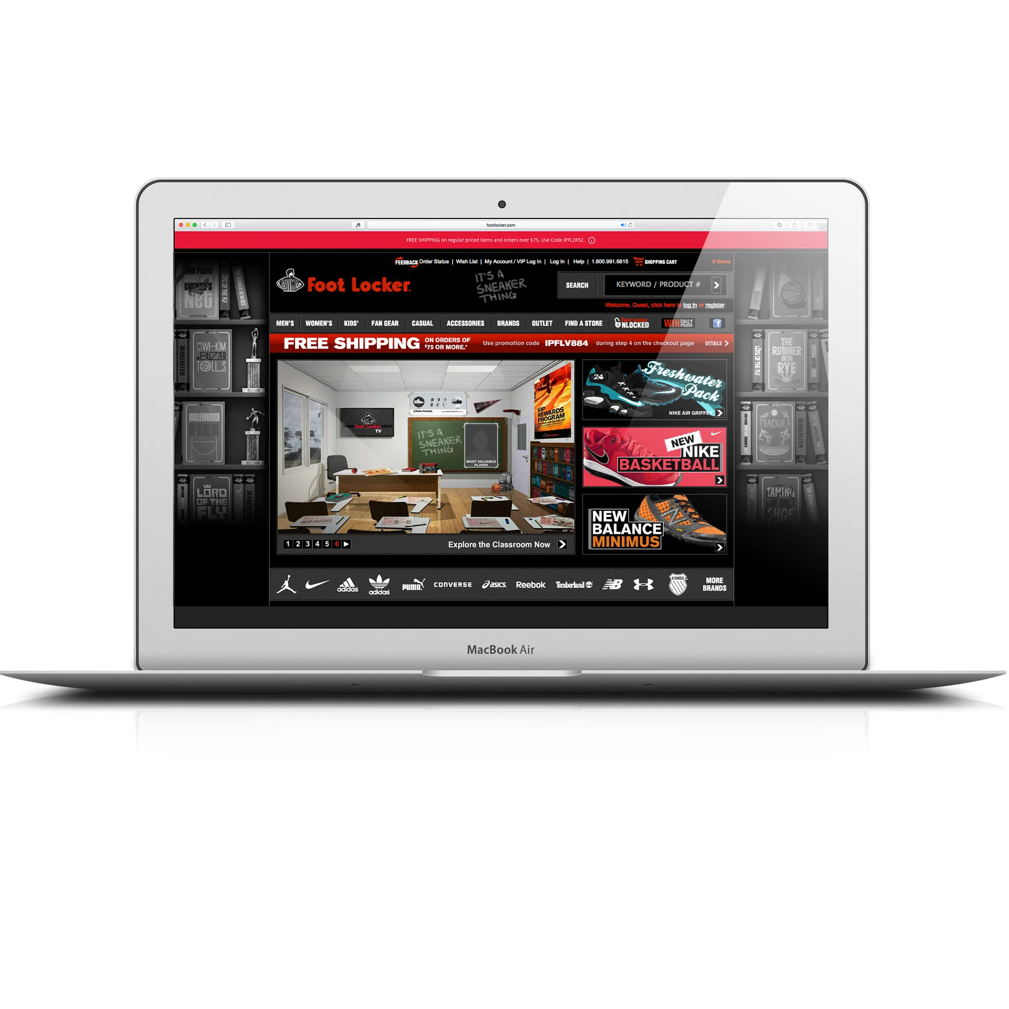 Foot Locker - Back To School Website Takeover