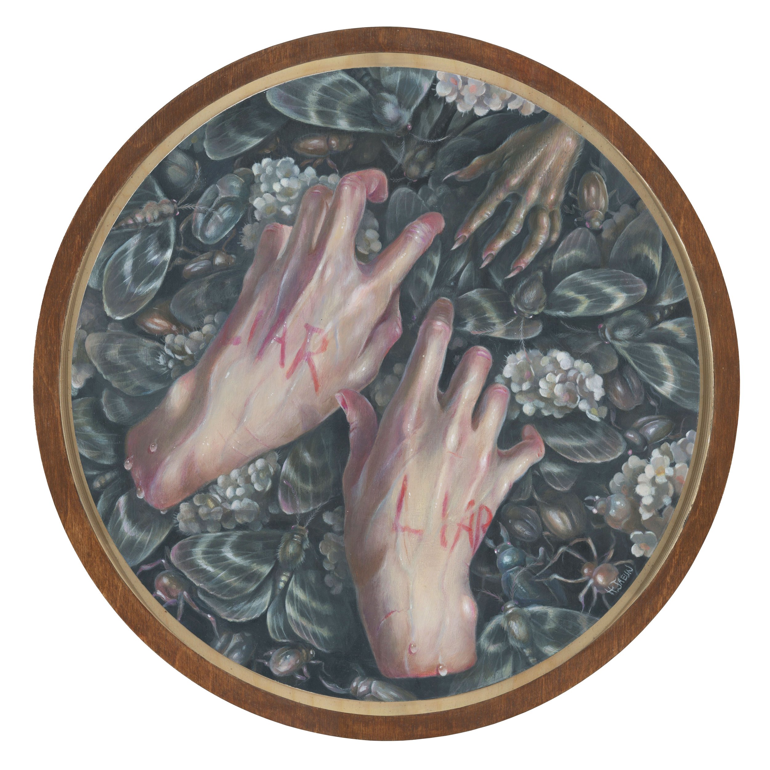"LIES IN DARKNESS" / 13.5 DIAMETER