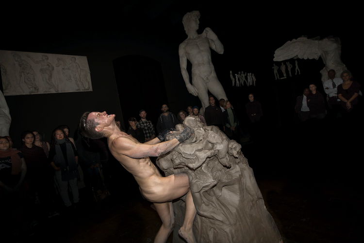 Becoming an Image (Photo Courtesy Cassils & Ronald Feldman Gallery, New York)