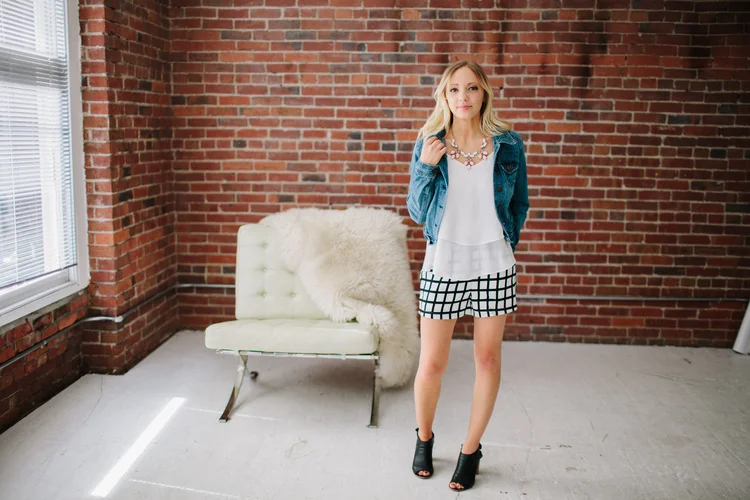 Feminine & Denim: Dainty Delicates