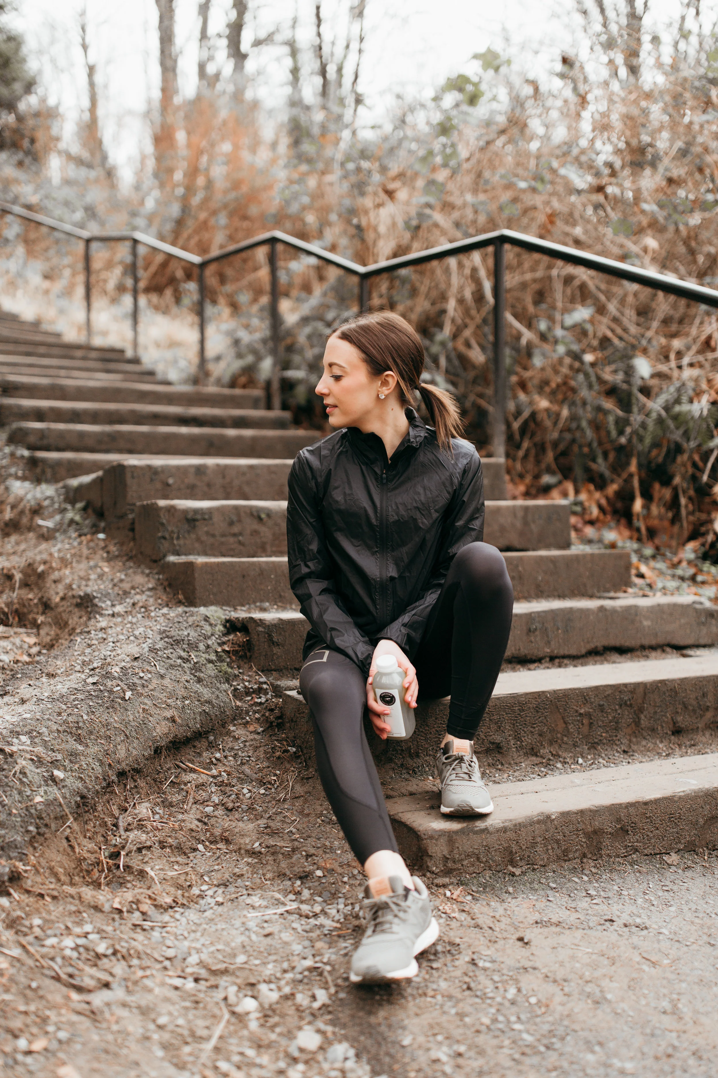 brooks running jacket brown