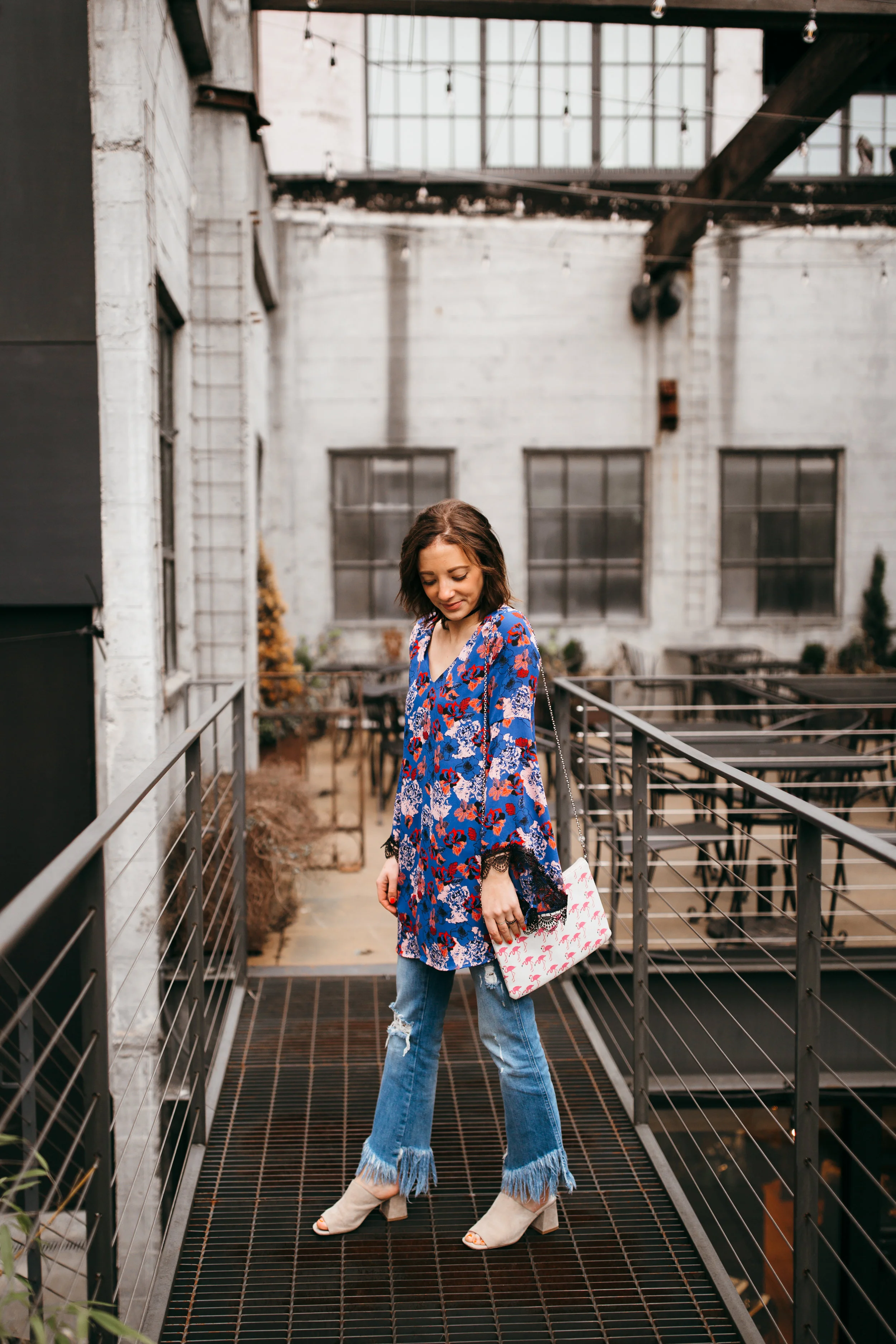 Styling your favorite pair of raw hem denim