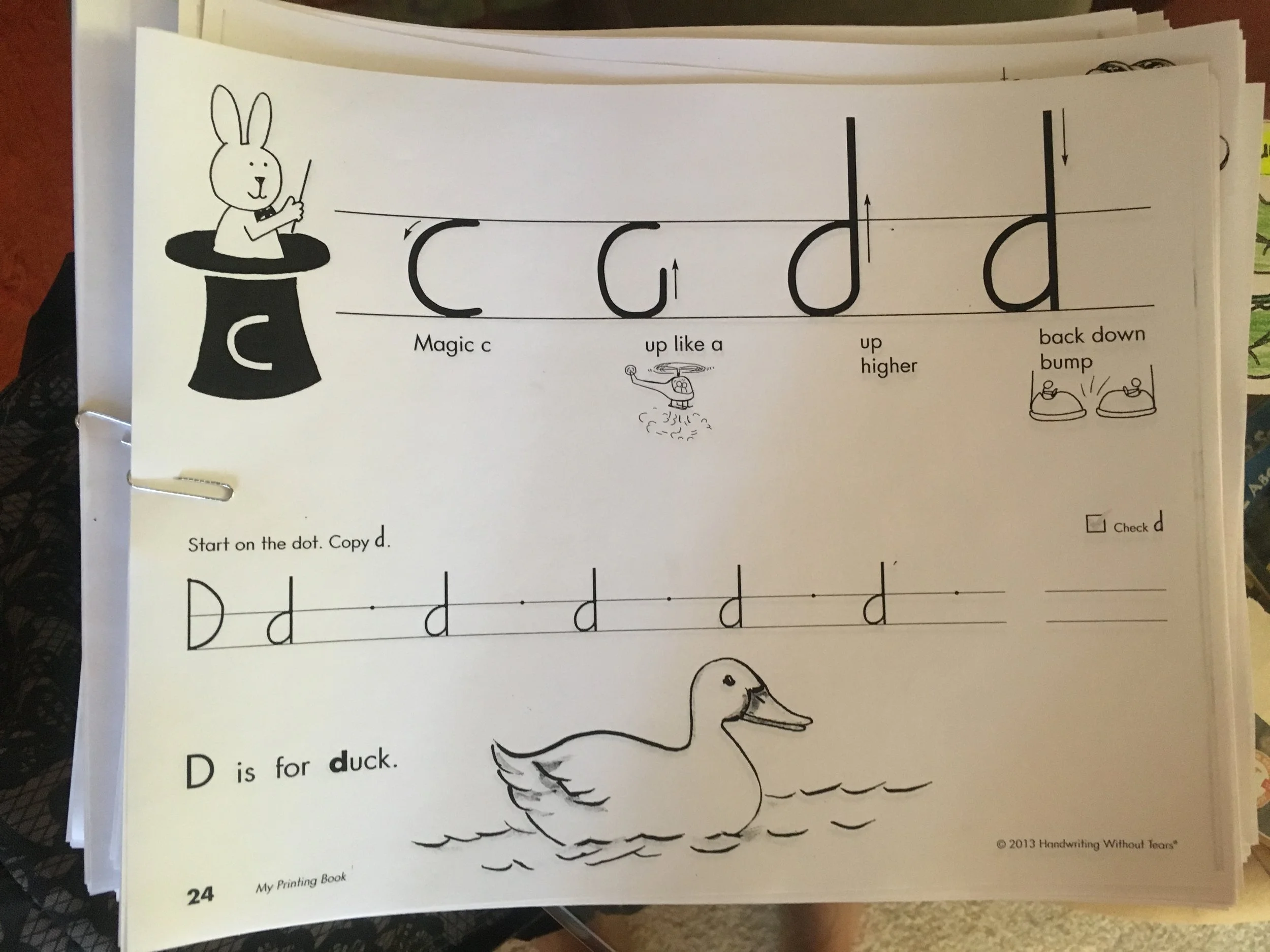 Letter paper example