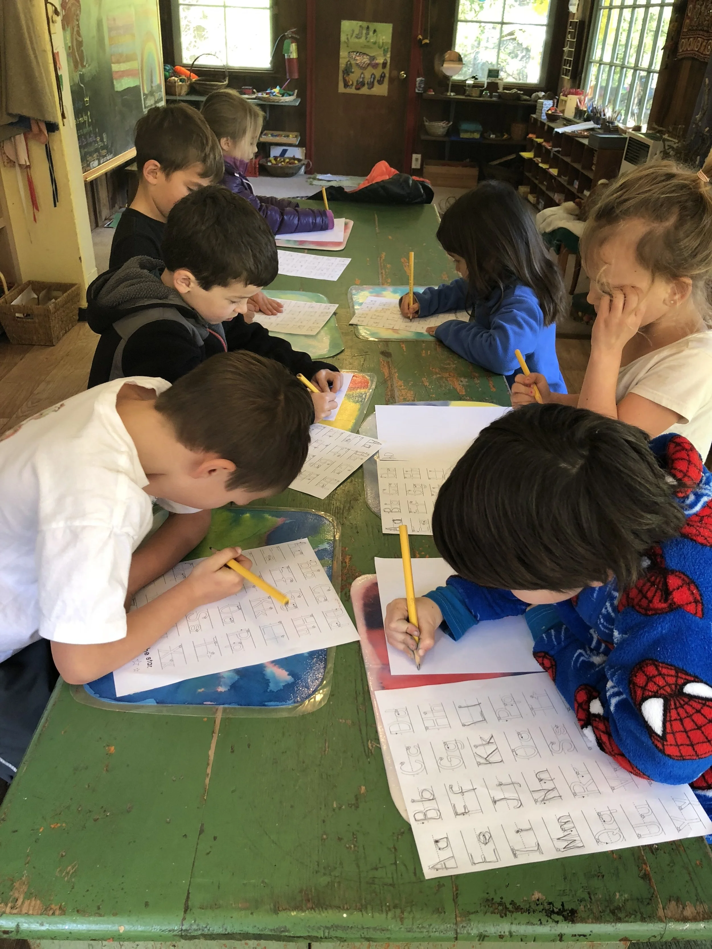 Once in a while, the kids even complete a worksheet. So mainstream...but, it's such a novelty to them that it's actually exciting!&nbsp;