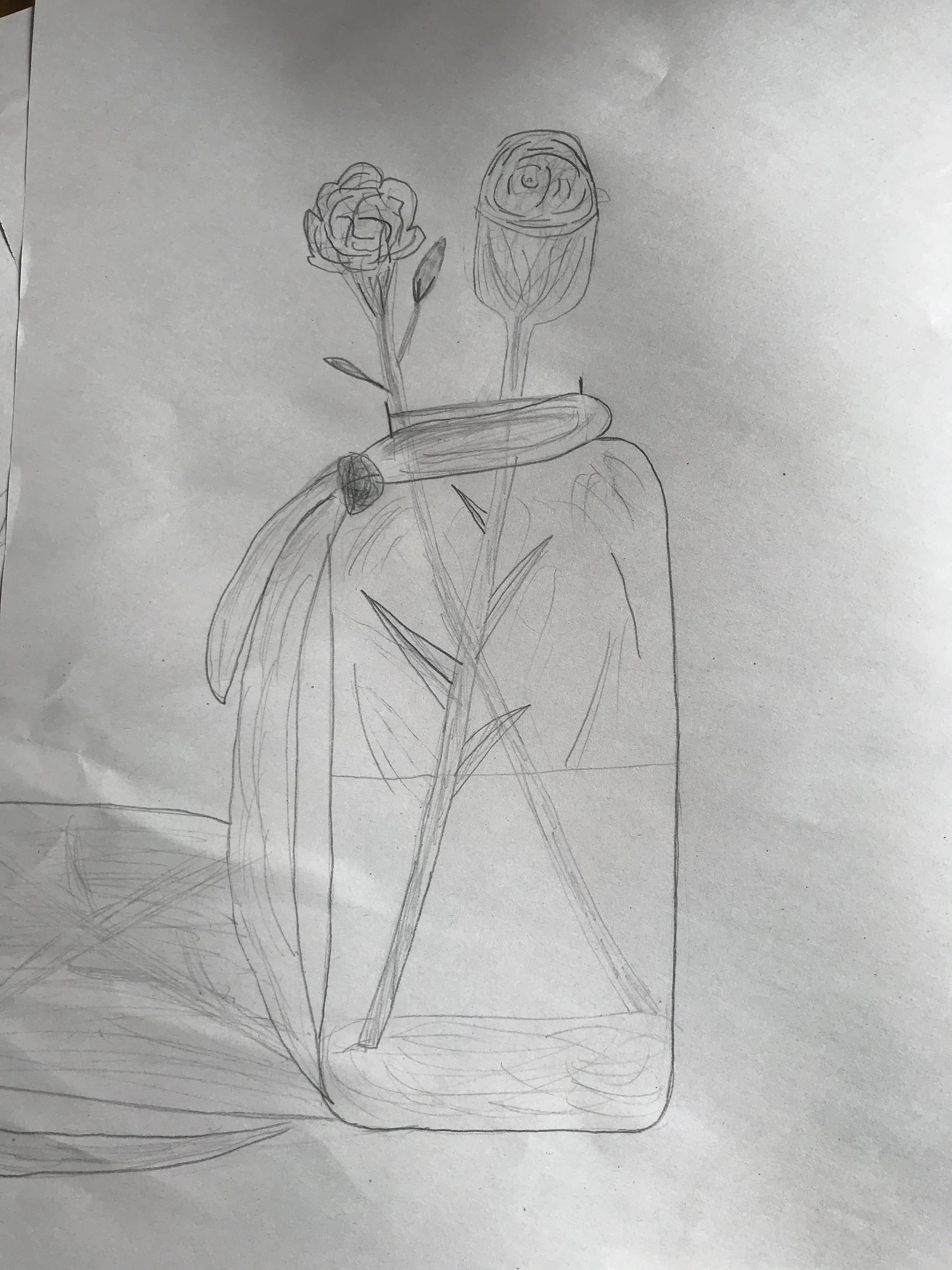 Still Life of Flowers in a jar