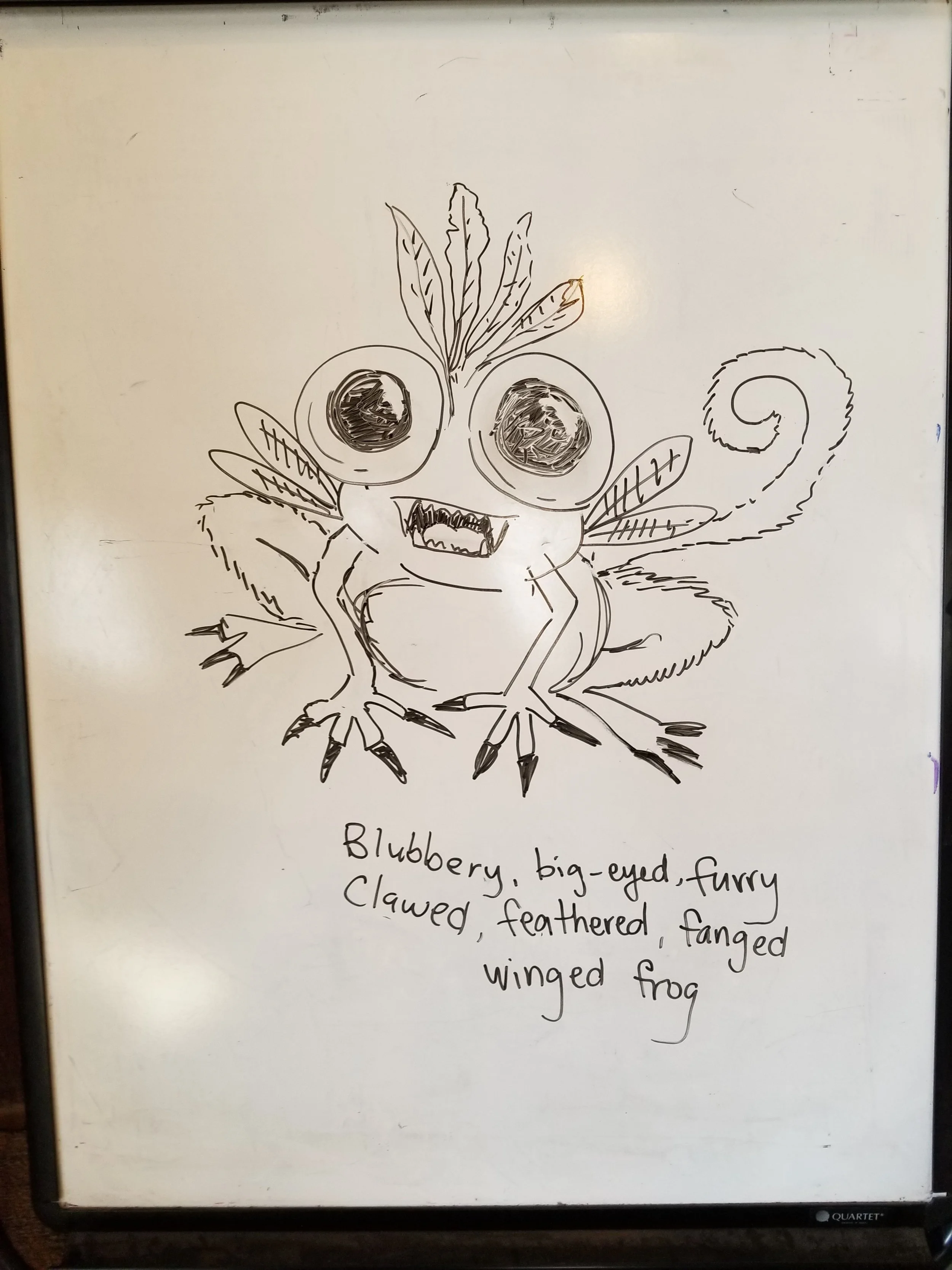 My example of an animal with fantastical adaptations. 