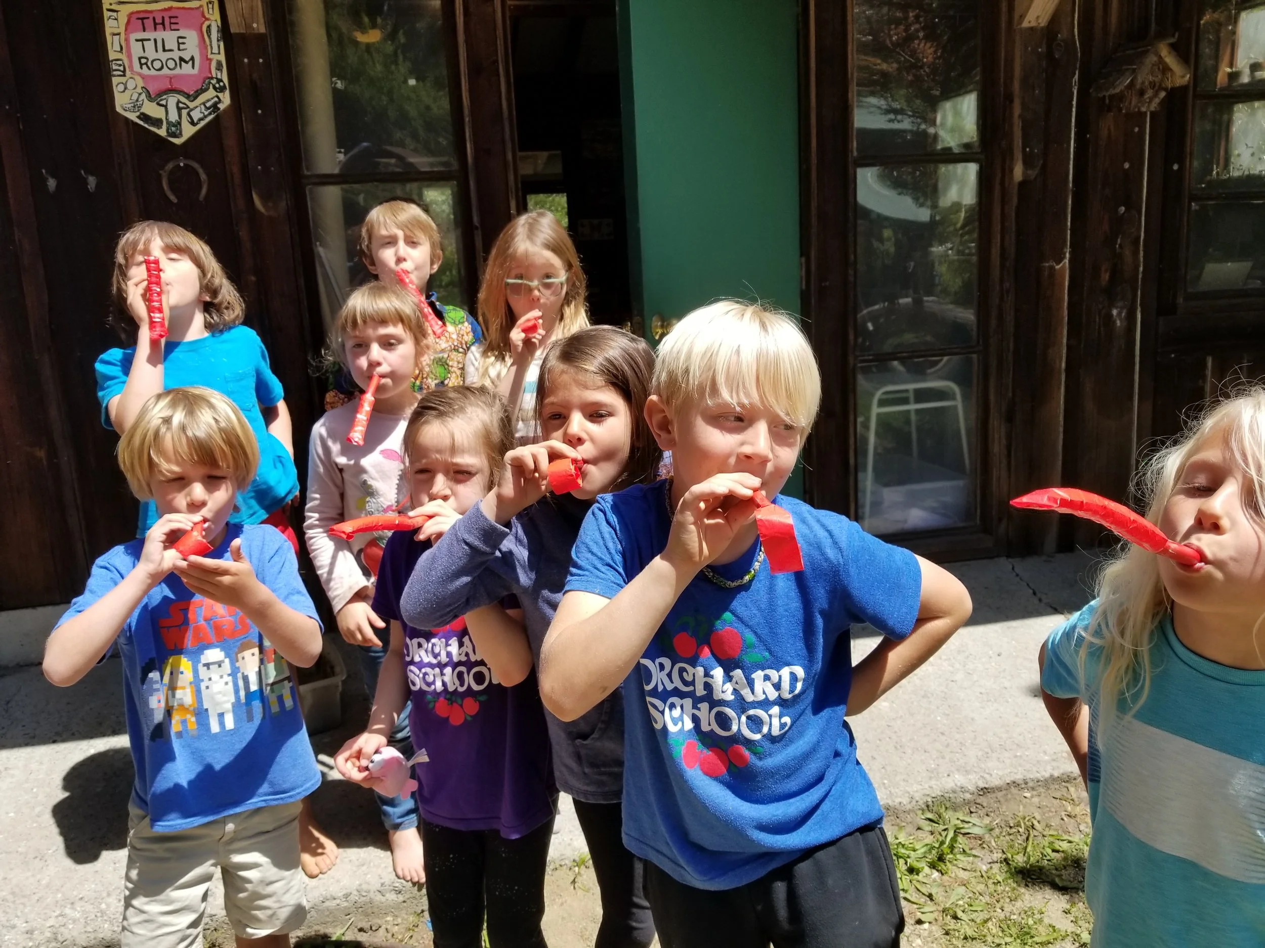 All the first grade butterflies.