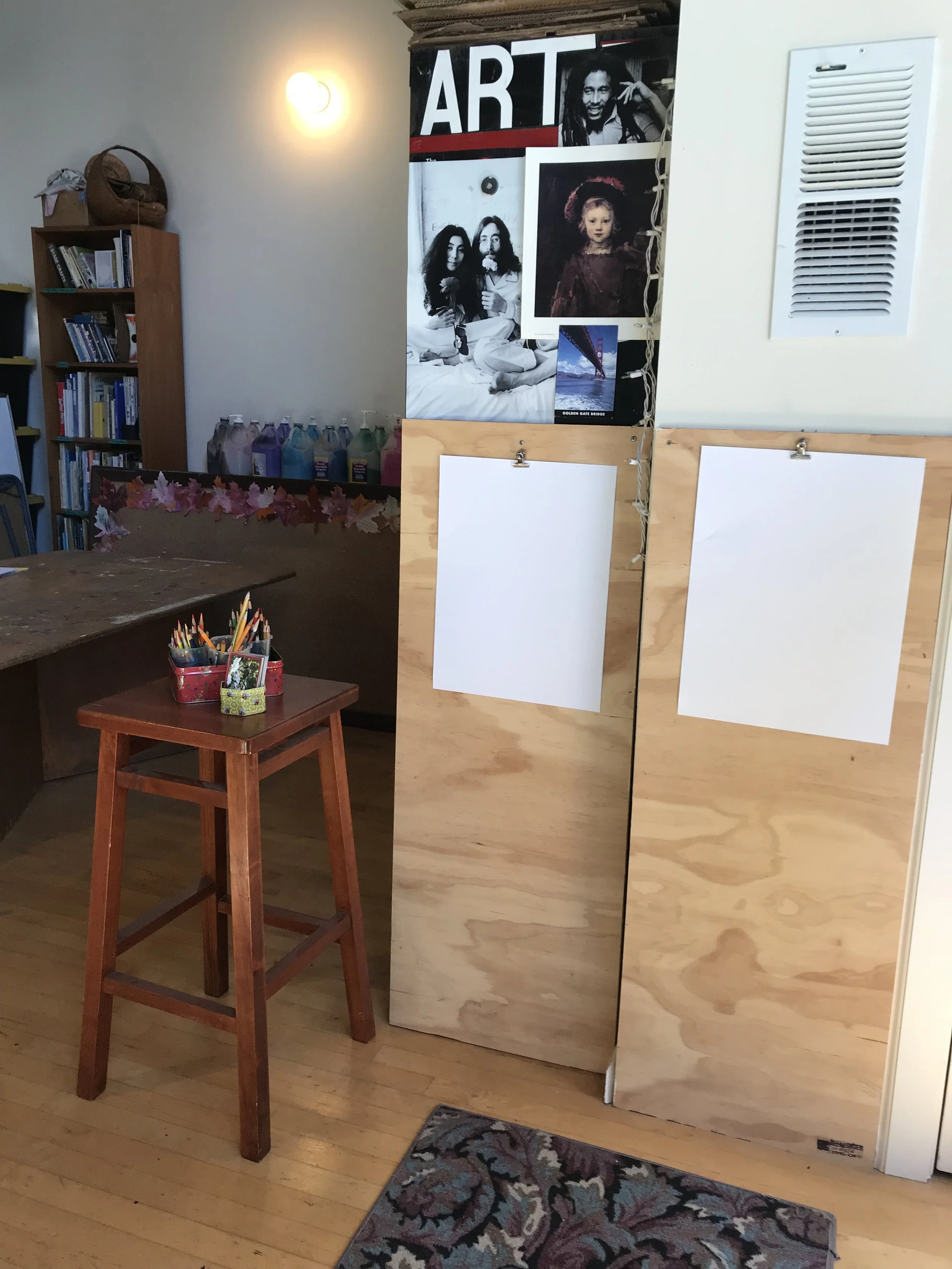 A new drawing/painting station!&nbsp; https://theinspiredtreehouse.com/motor-skills-and-more-working-on-a-vertical-surface/ 