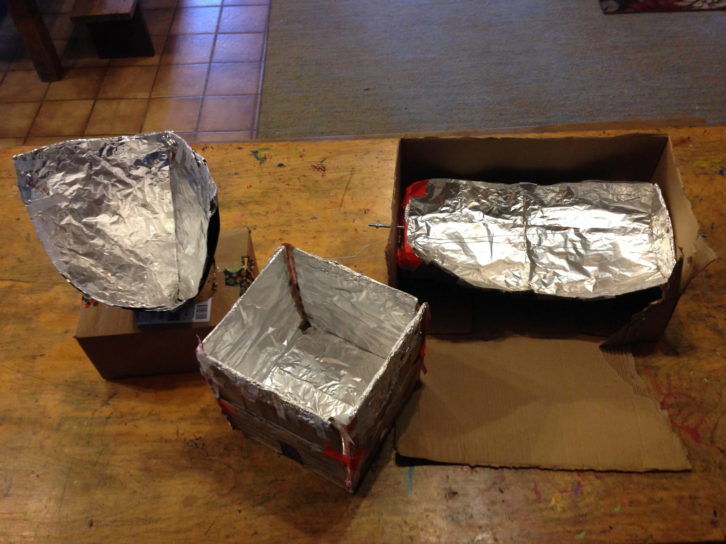 Solar ovens: cone, box and parabolic cookers