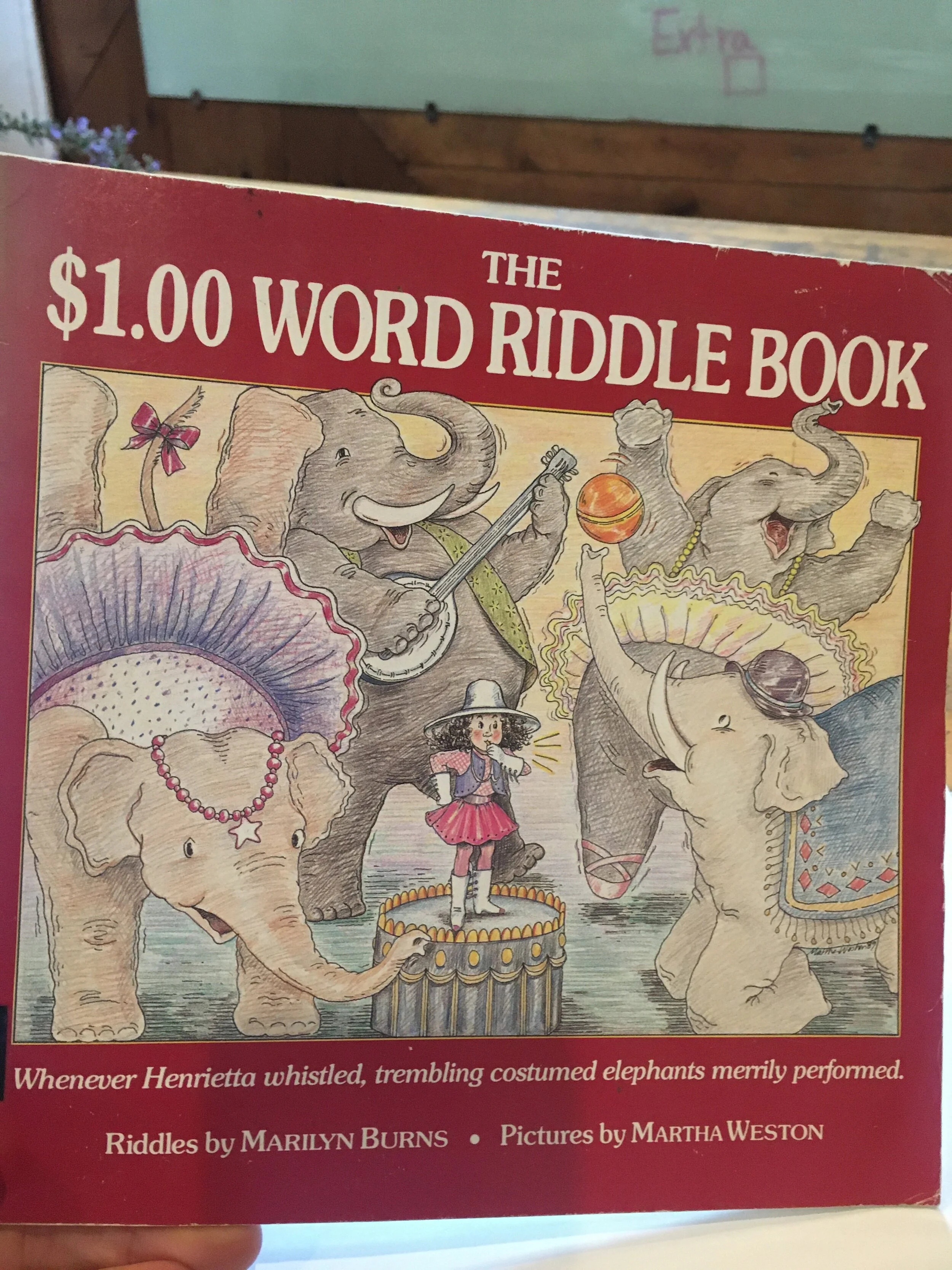 The words that represent the images on the cover may be words worth a dollar