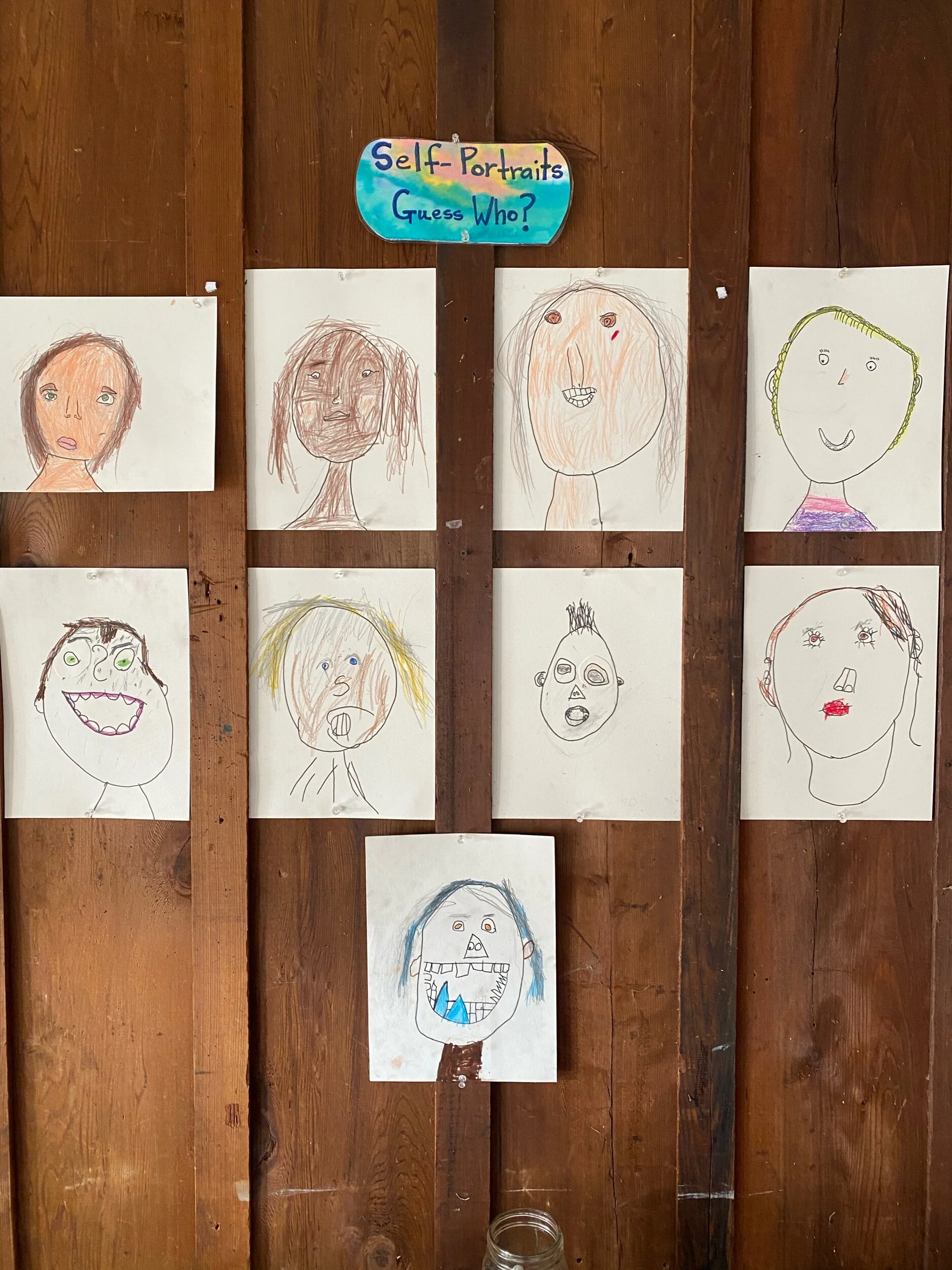 From left to right we have on the top row: Luz, Ayla, Olive, Norah, and on the bottom row: Wilder, Sky, David, Junie, with Abel on the third row.