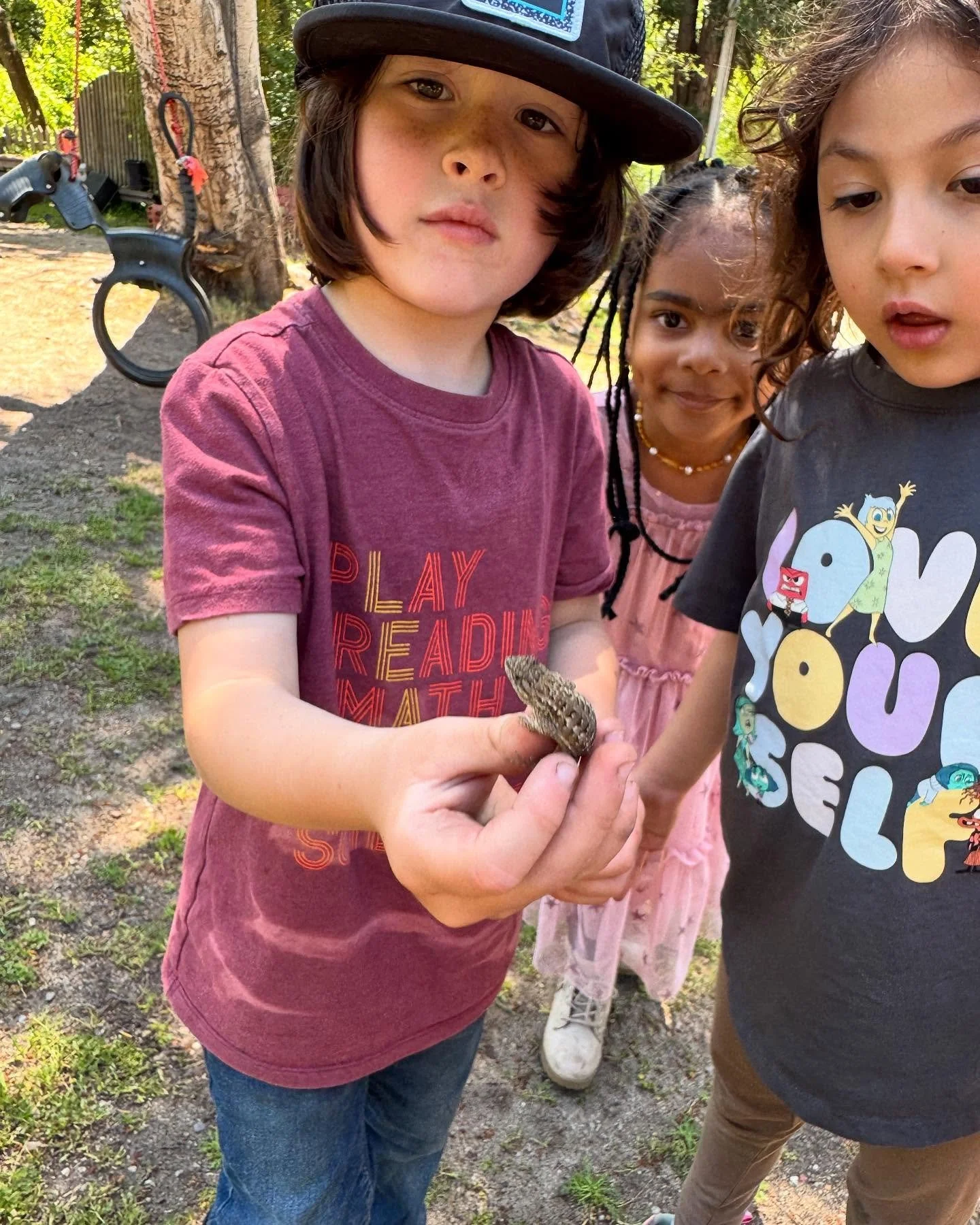 Orchard kids are comfortable in nature  and feel its wonders deeply. We strive to keep that flame alive so they grow into adults who care. #orchardschoolaptos #kidsinnature
