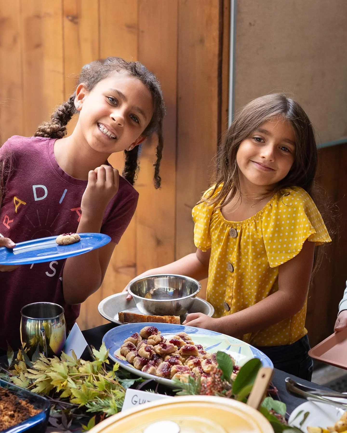 Just a few shots from our wonderful harvest festival yesterday. Students and teachers harvested and cooked all day and invited families to share the bounty. It was a spectacular feast. Teacher/farmer Rock was crowned &ldquo;Harvest King&rdquo;! 📷@da