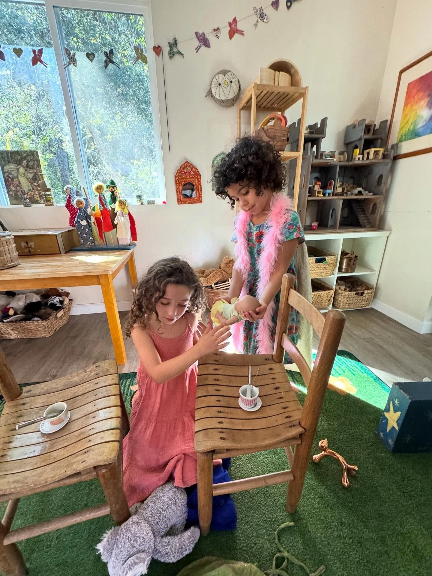 Orchard kindergarteners get time to play. Of course they also learn through teacher-directed curriculum but as all the latest research suggests, there&rsquo;s no under estimating the power of learning through play when you are five years old. #orchar