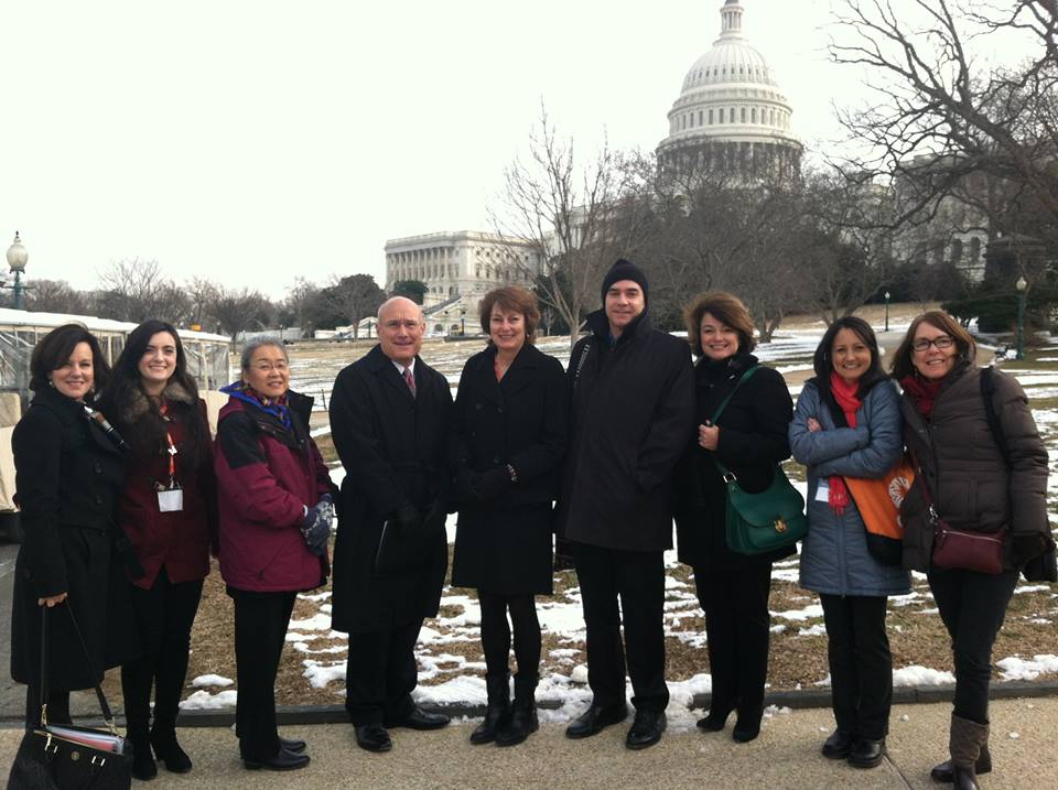 RWF and CARE volunteers in Washington, DC in 2014.