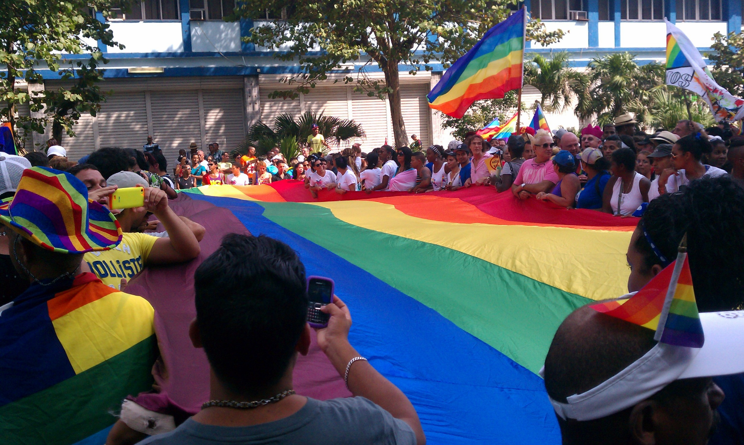 RWF at Cuba Pride 2015 Parade in Havana.