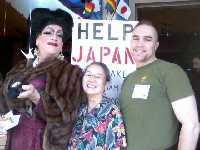 Raising funds to help the earthquake-tsunami survivors in Japan.