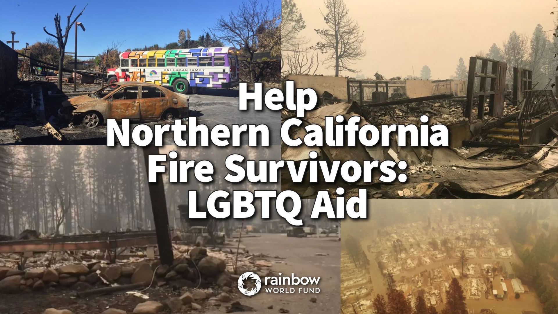 Help Fire Survivors in N. California: LGBTQ Aid -Donate Supplies and Funds