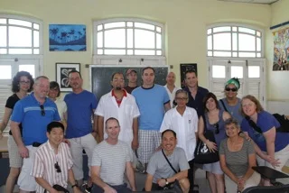 RWF volunteers visiting a children’s neuropsychiatric clinic (2012)
