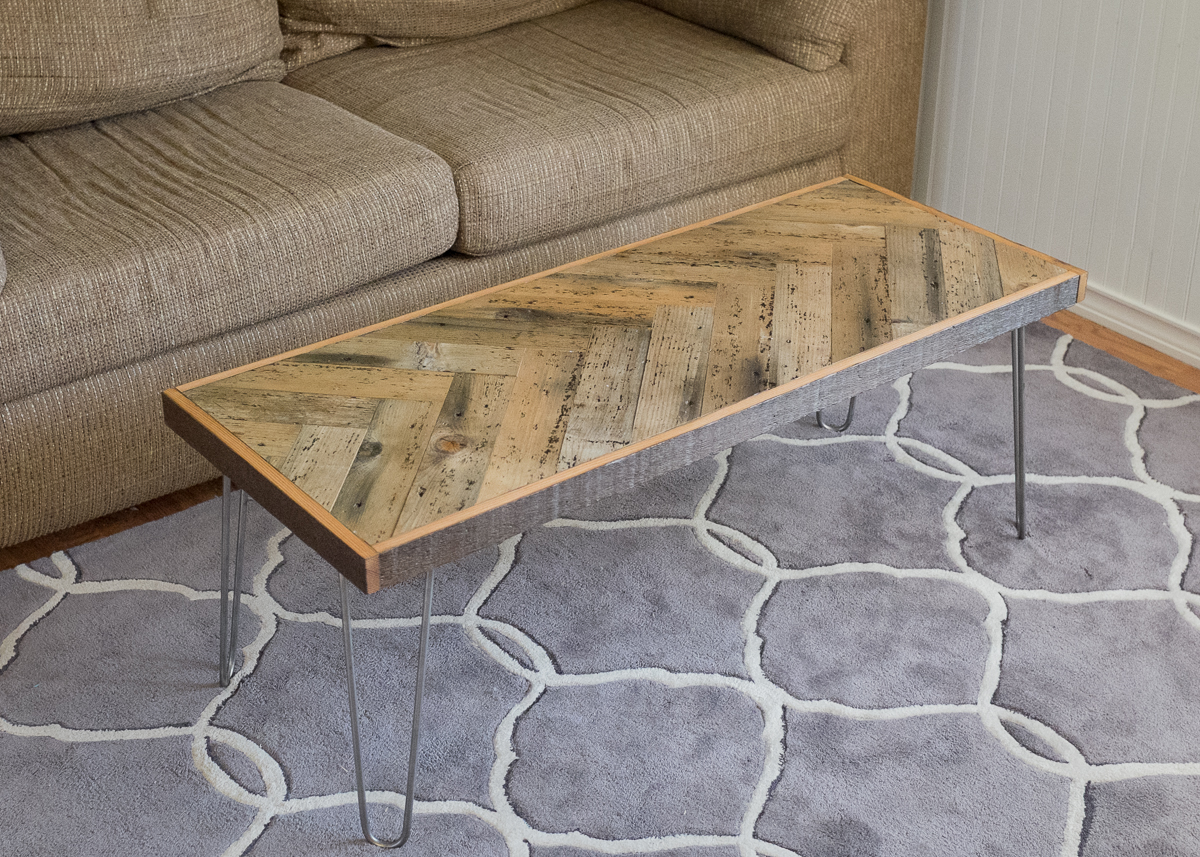 Herringbone Barn Wood Coffee Table