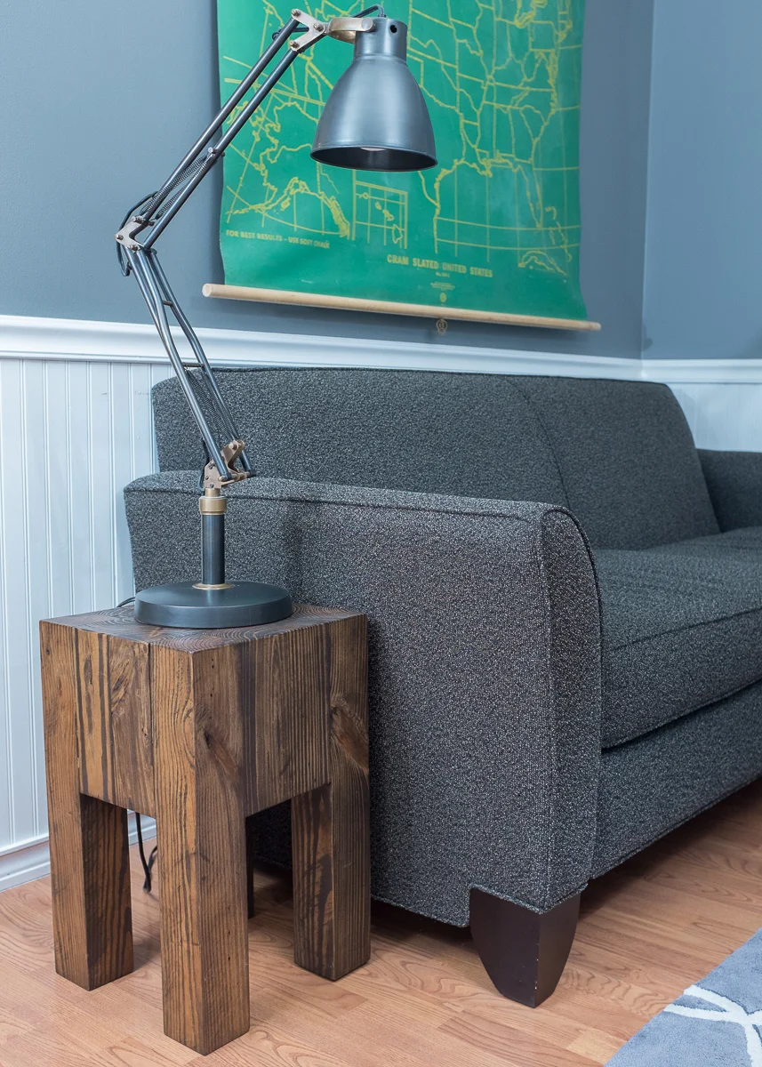 Raw Timber Side Table