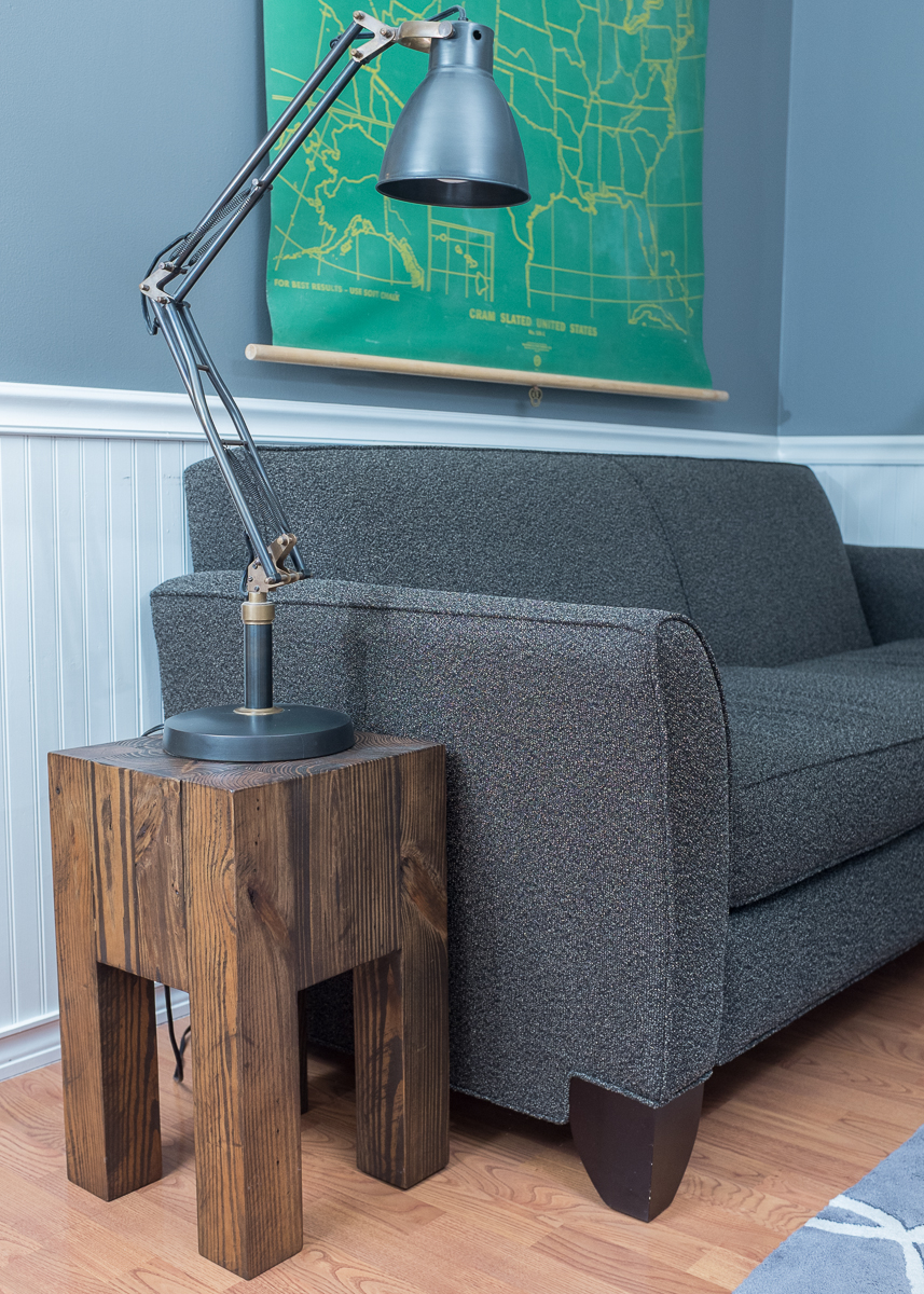 Raw Timber Side Table