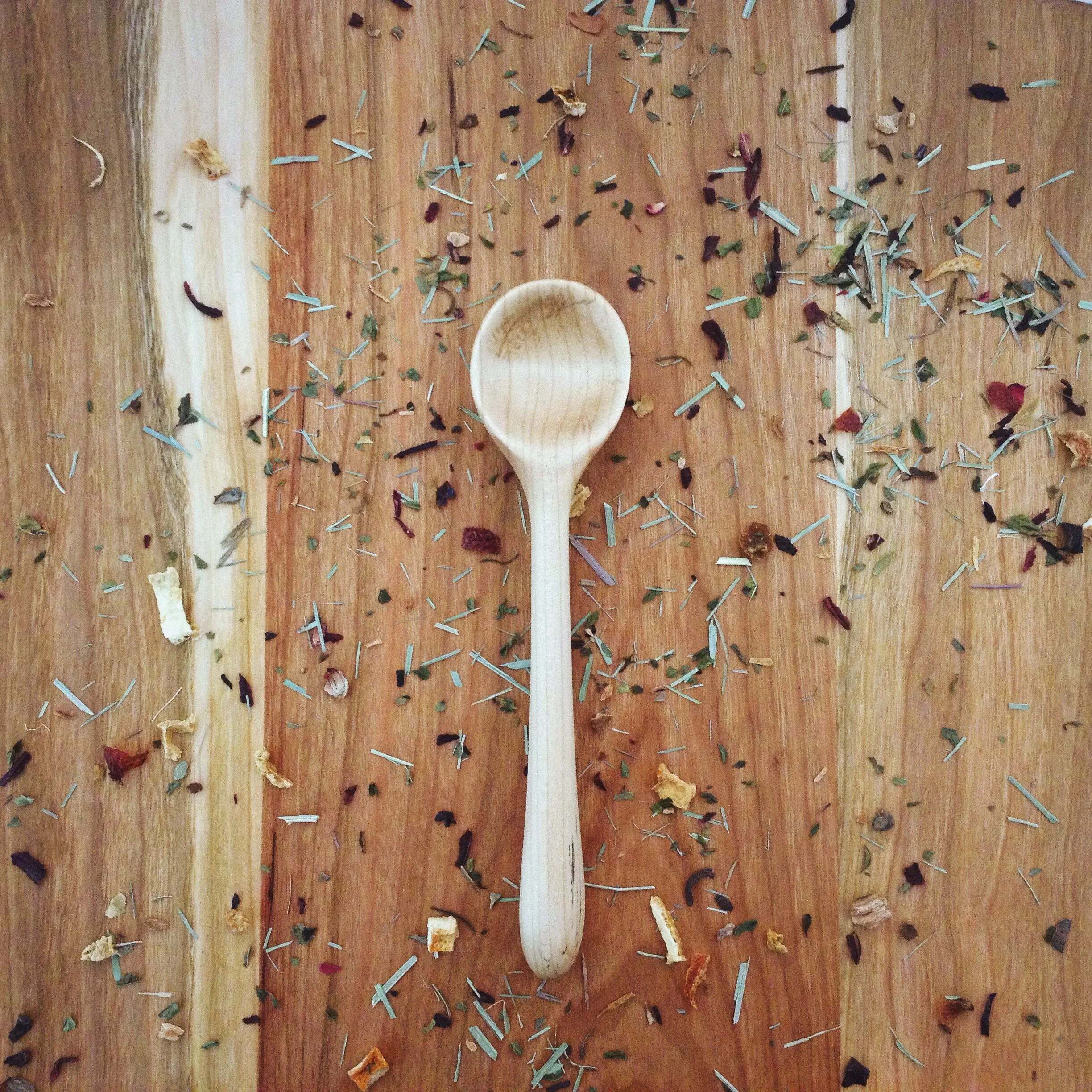 Spalted Maple Tea Scoop
