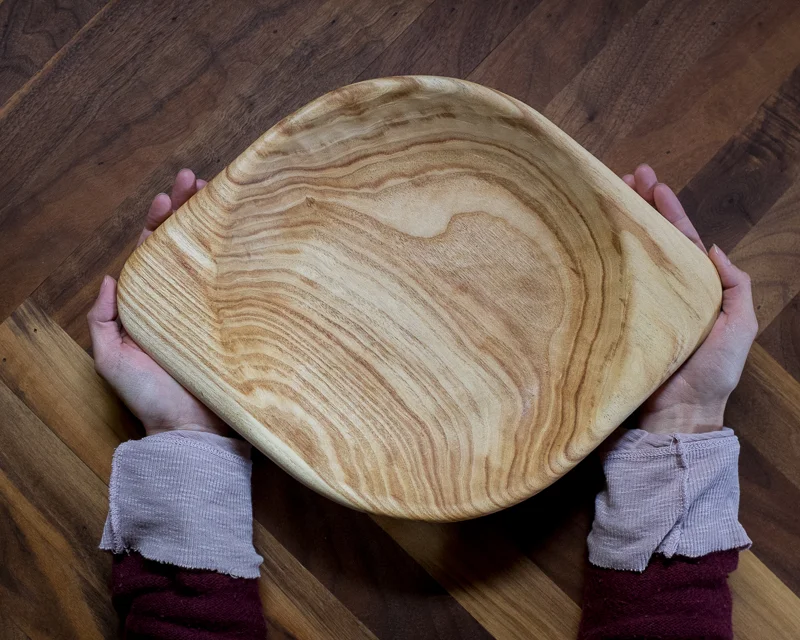 Hand Hewn Bowl - Honey Locust