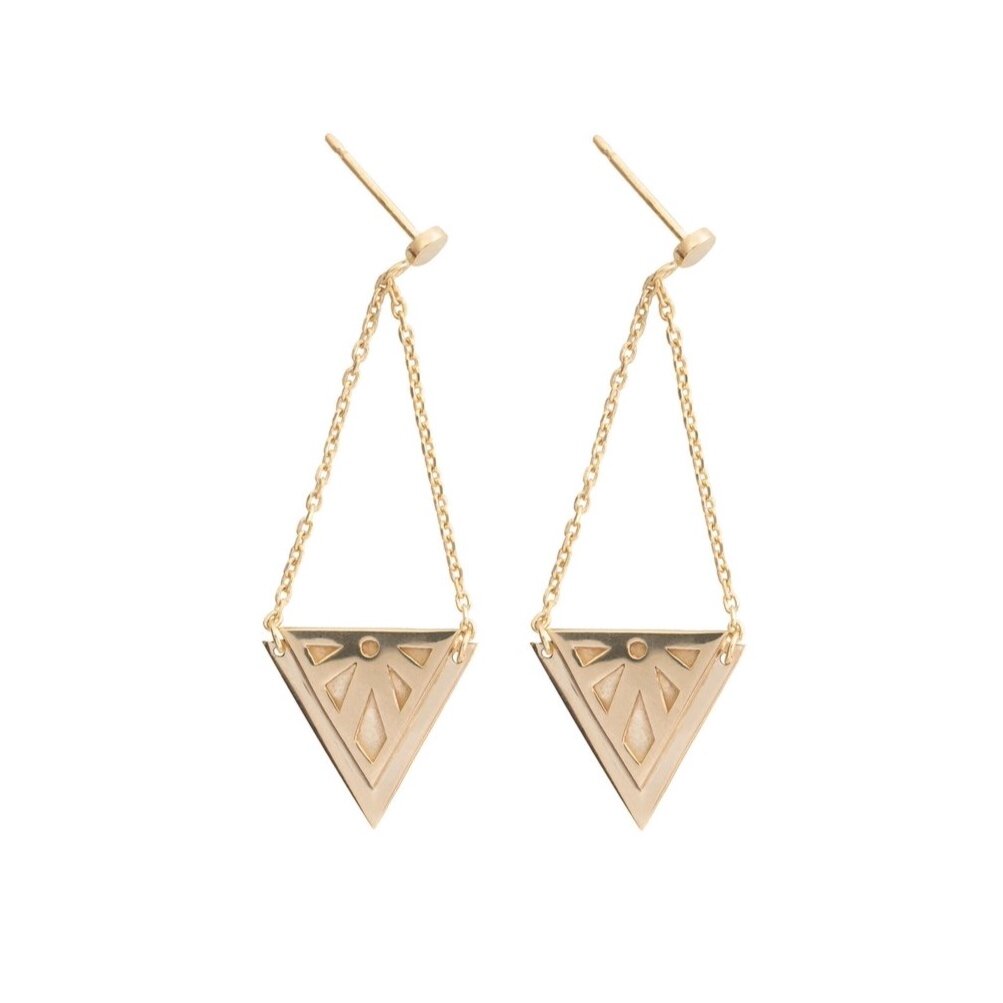 rise-earrings-dangling-triangle-gold