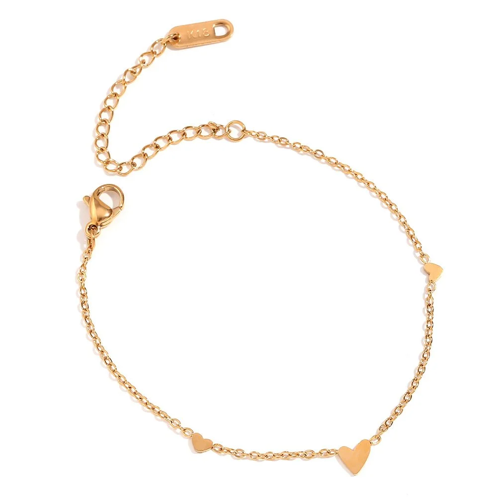 Heart Bracelet Gold