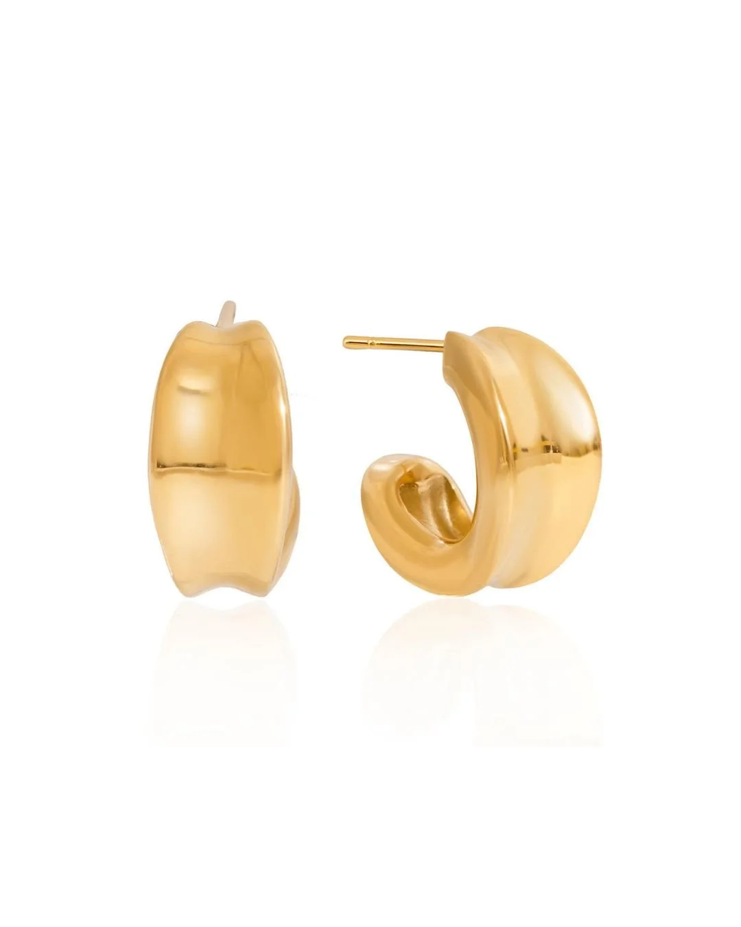 Sculpted Hoop Earrings