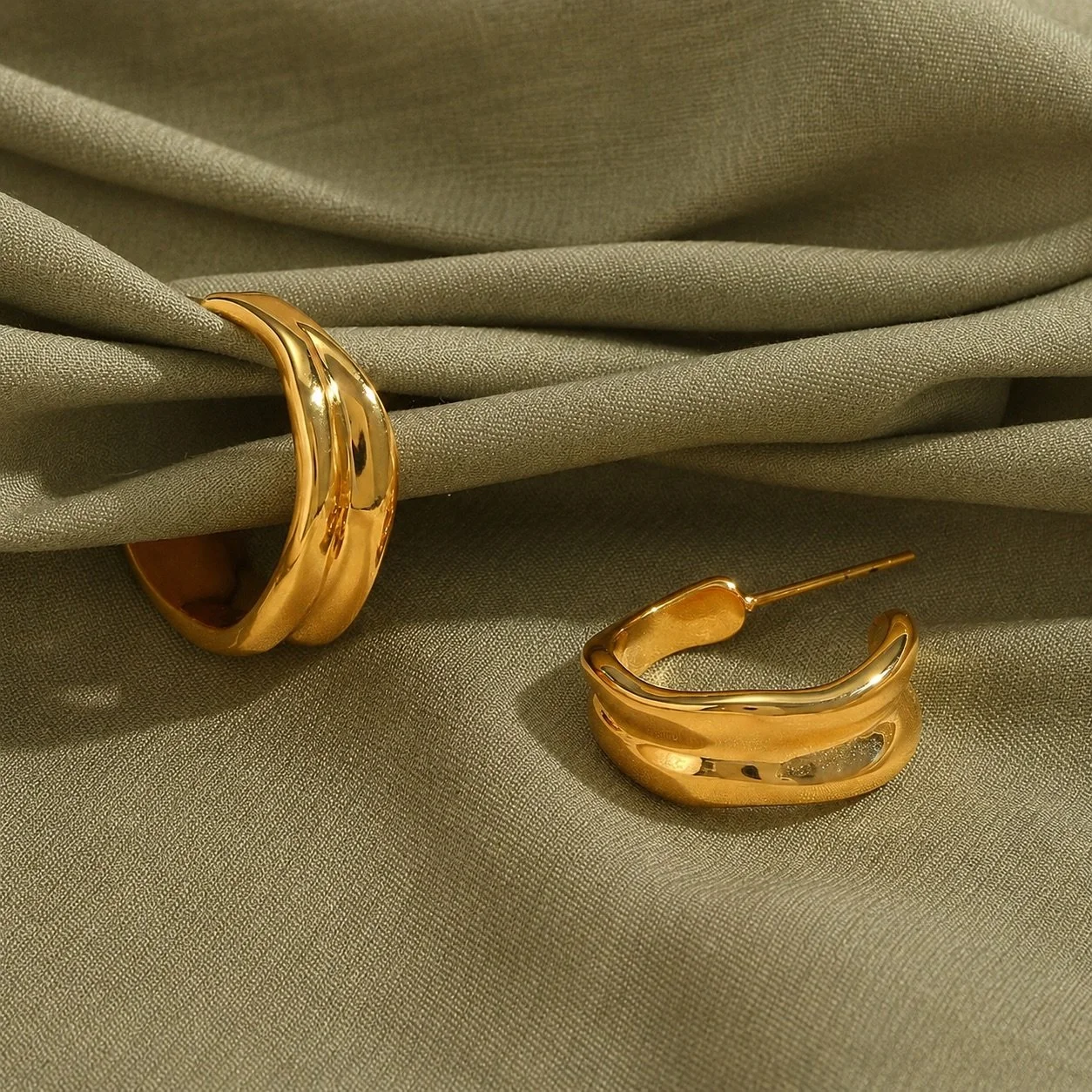 Molten-hoops-gold-on-olive-linen.jpeg