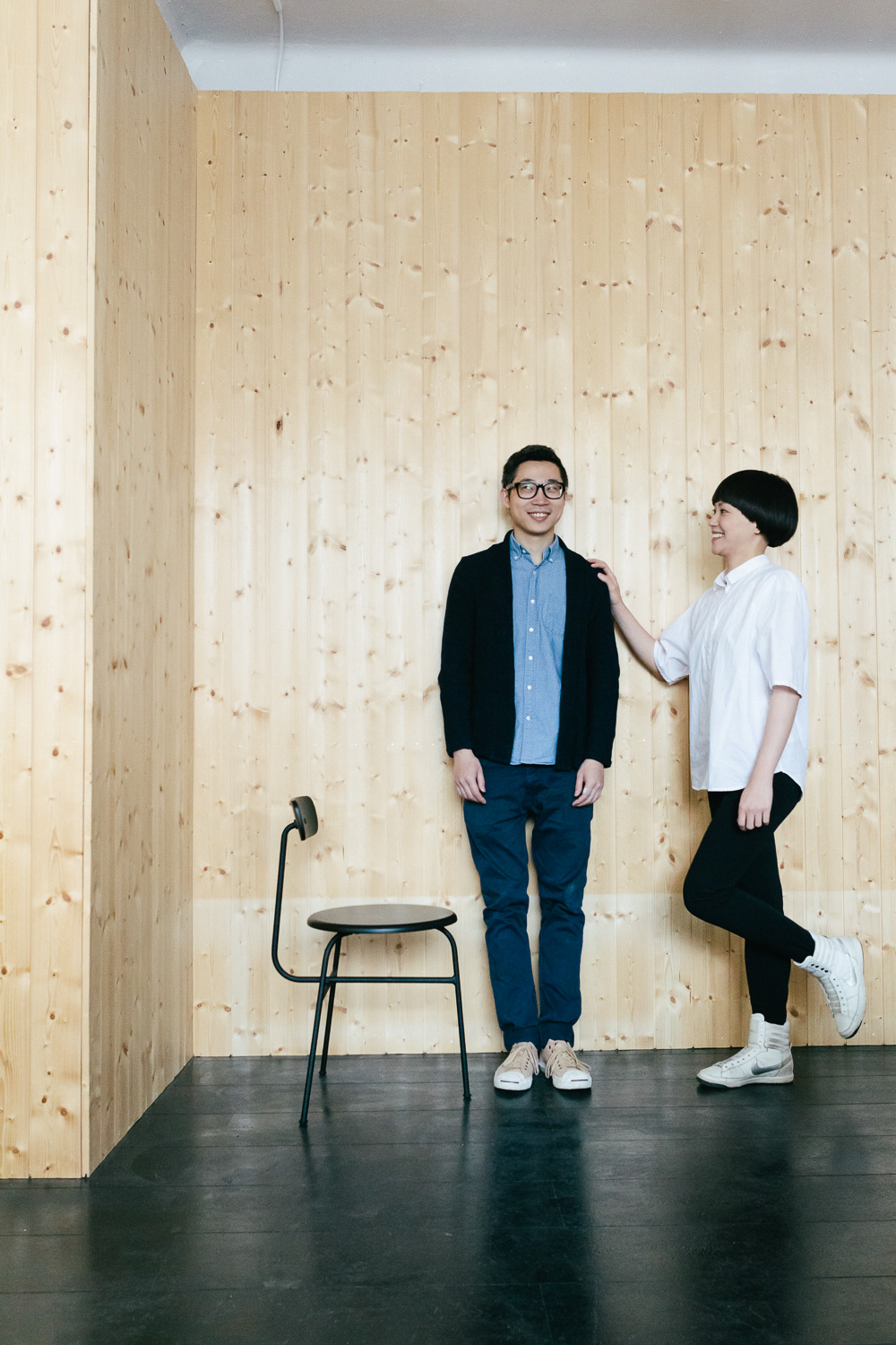   Portrait of Hung-Ming Chen and Chen-Yen Wei, founders of Afteroom design studio. Published in Residence magazine 06/14  