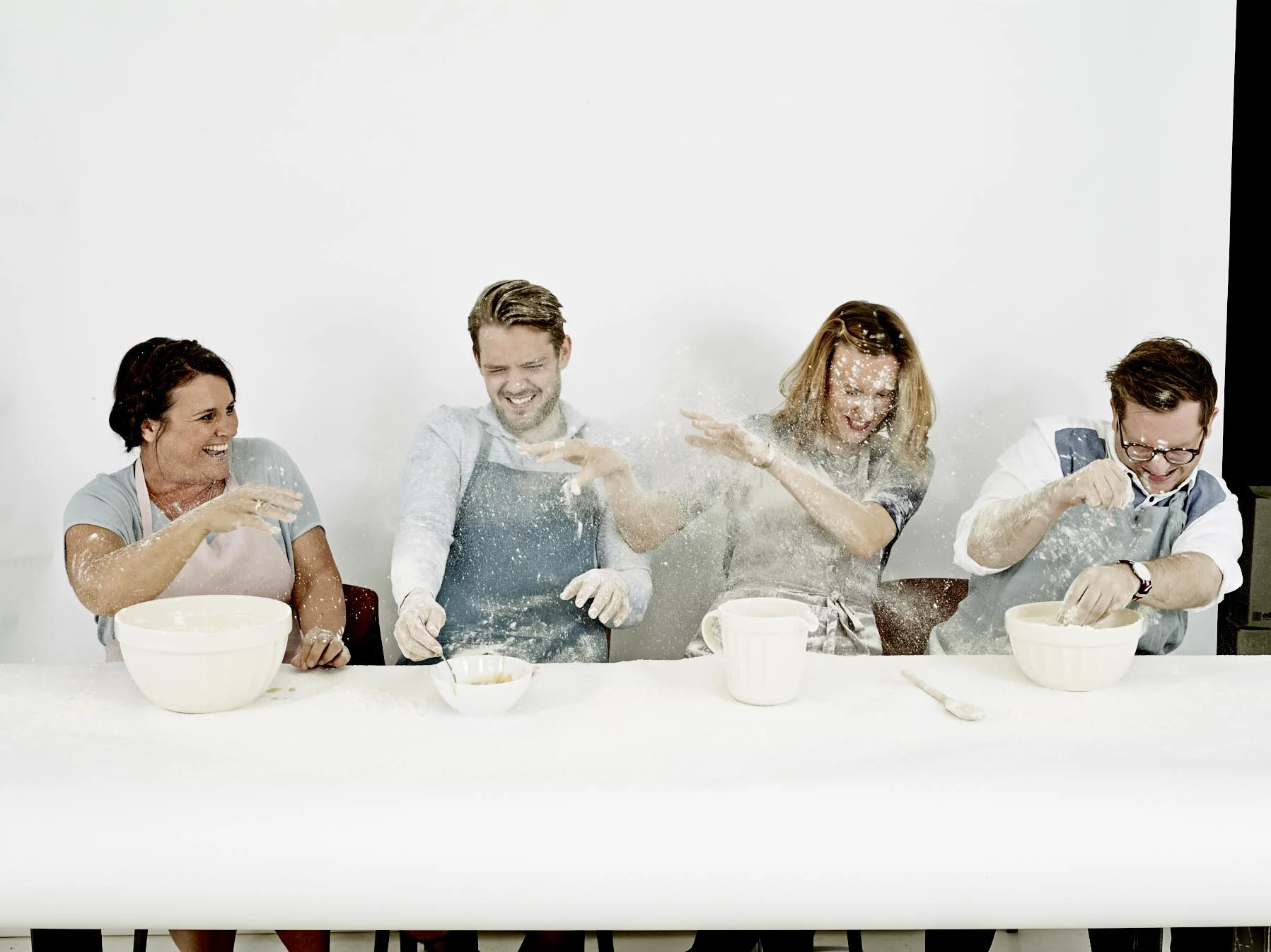 Sainsbury's Magazine, October 2014 'Bake Off' shoot outtake. Photograph: Paul Stuart