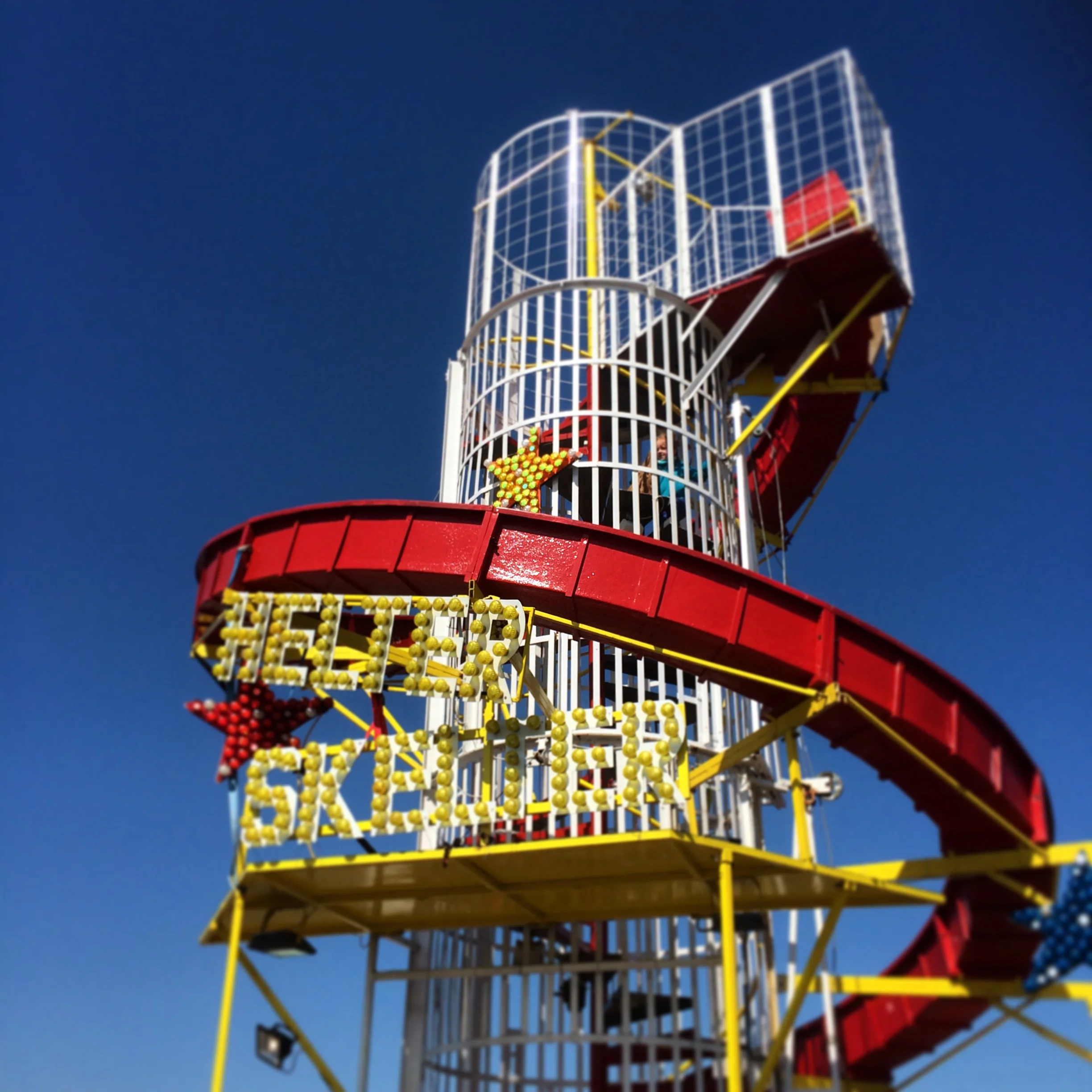 The Helter Skelter at the end of Herne Bay Pier - one to rival Brighton's i think...