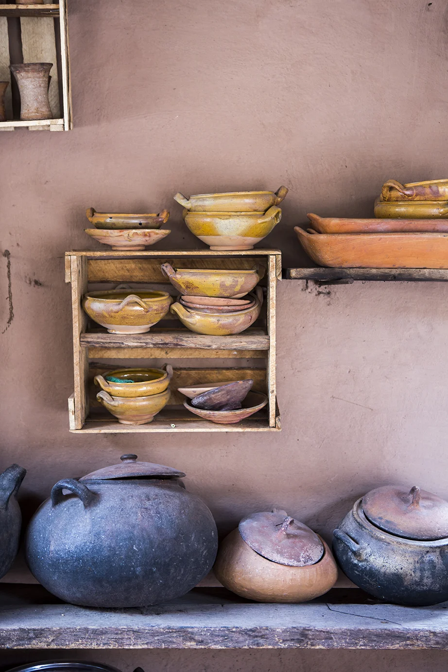 Awana Kancha alpaca farm - equipment used to dye threads.jpg