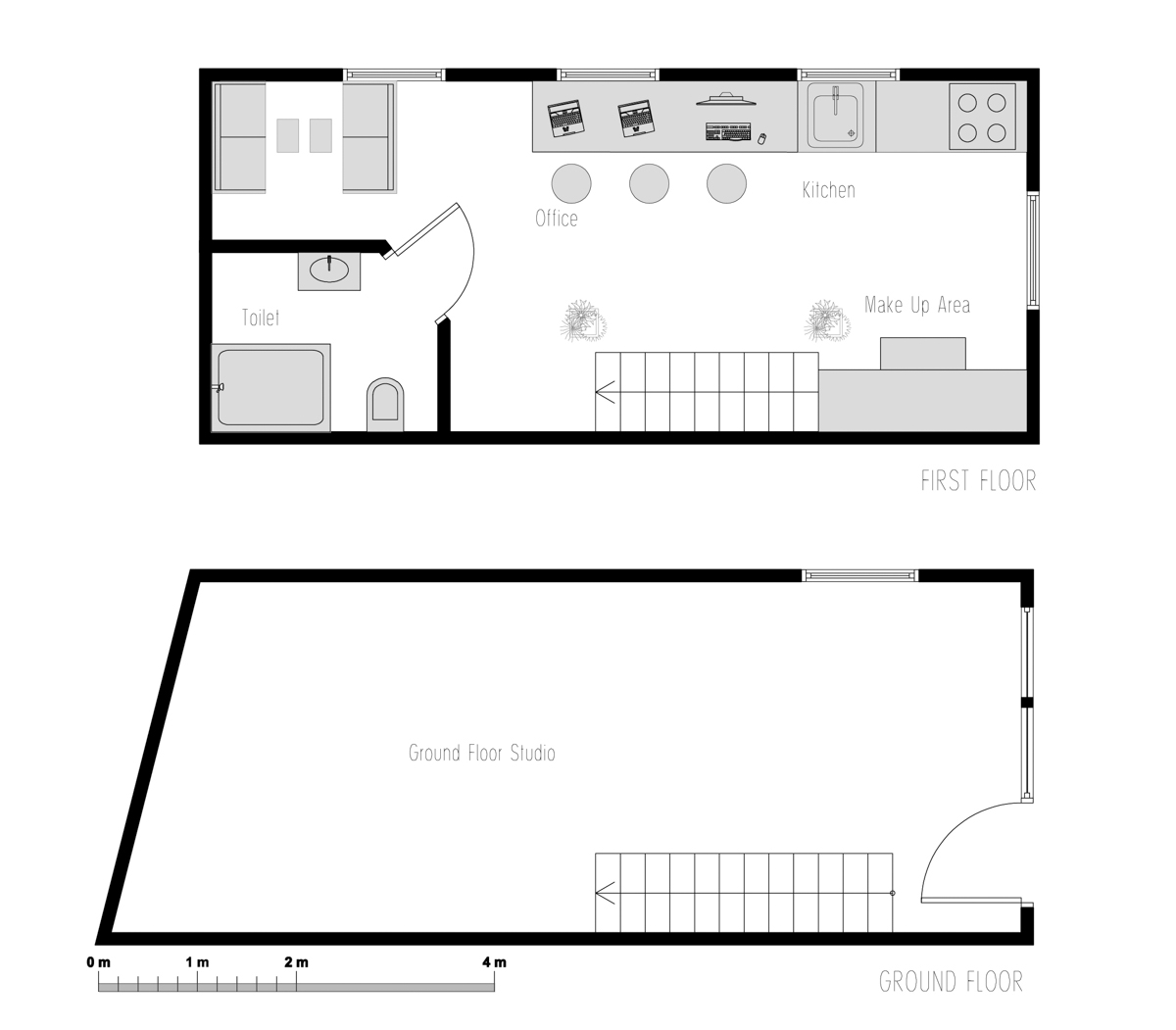 Copy of map green lens professional portrait studio north London Harringay hire