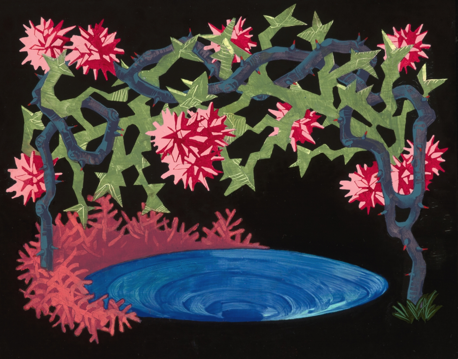 Whirlpool Oil on panel; 7.75 x 9.75 inches; 2012