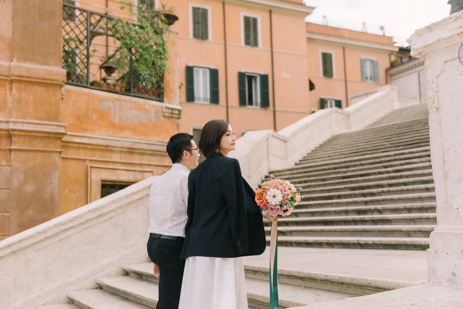Engagement Session at Spanish Stair Rome. Photo by CHYMO & MORE