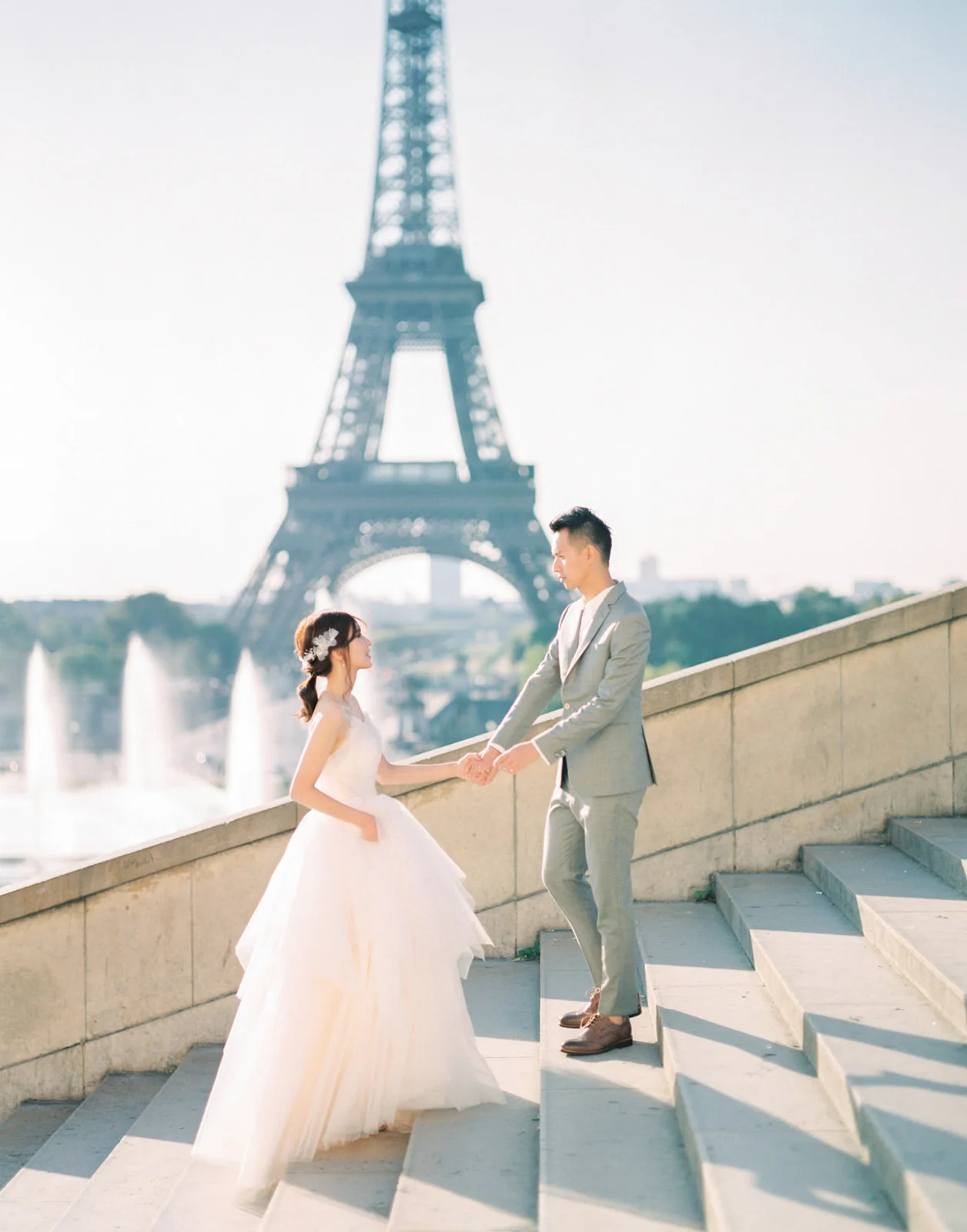Eiffel Tower Paris Destination Enagement Photography by CHYMO &