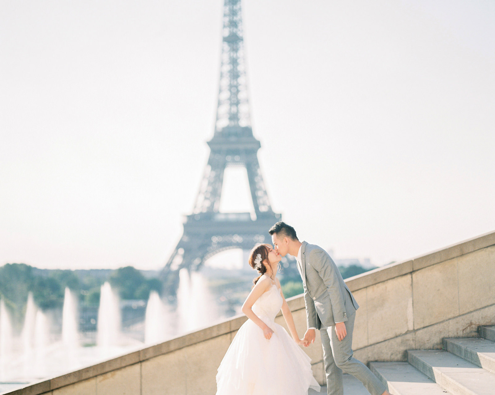 Eiffel Tower Paris Destination Enagement Photography by CHYMO &